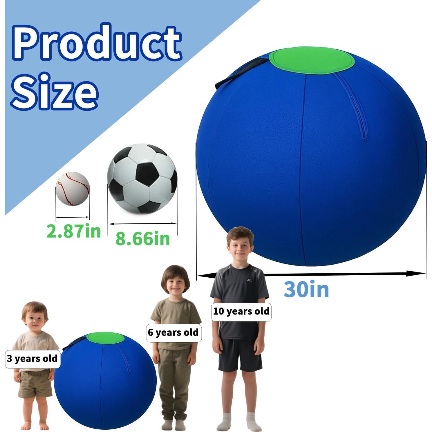 Pelota Gigante de Dodgeball FIQAPJ 76 cm Doble Capa