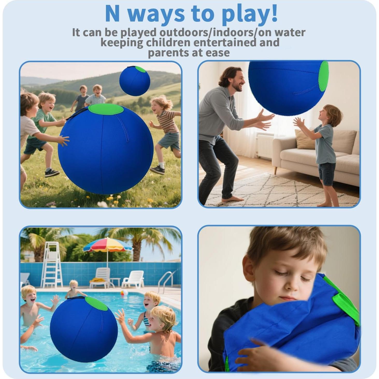 Pelota Gigante de Dodgeball FIQAPJ 76 cm Doble Capa