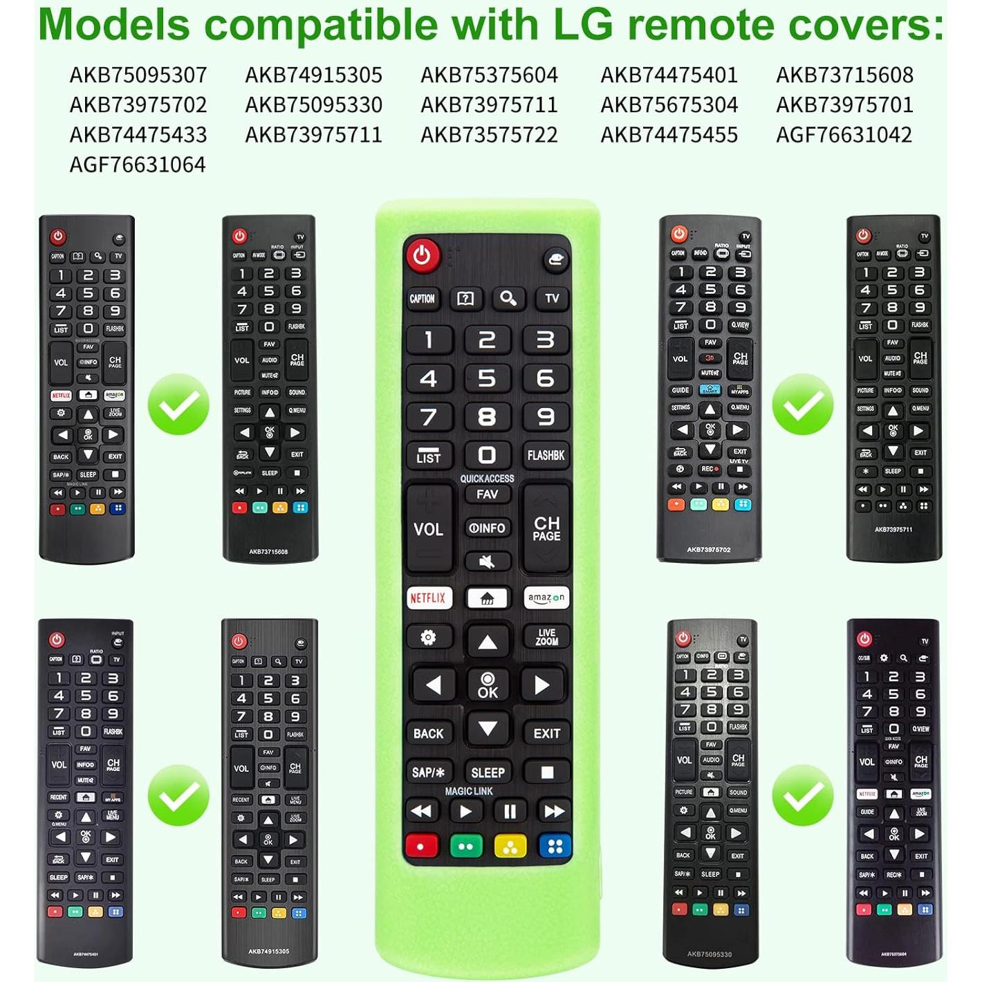 Funda Protectora de Silicona para Control Remoto LG AKB75095307