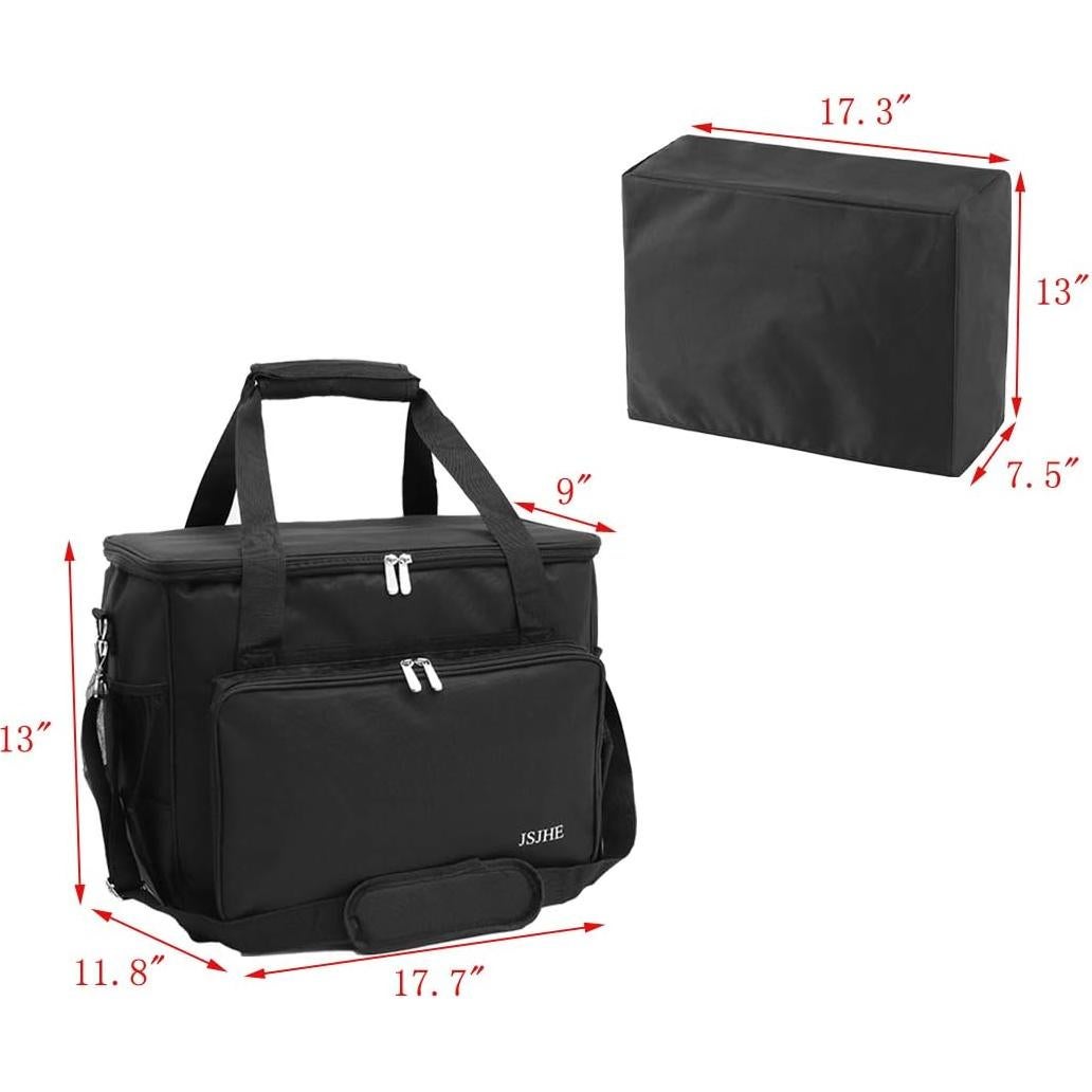 Estuche de viaje para máquina de coser YELAIYEHAO negro