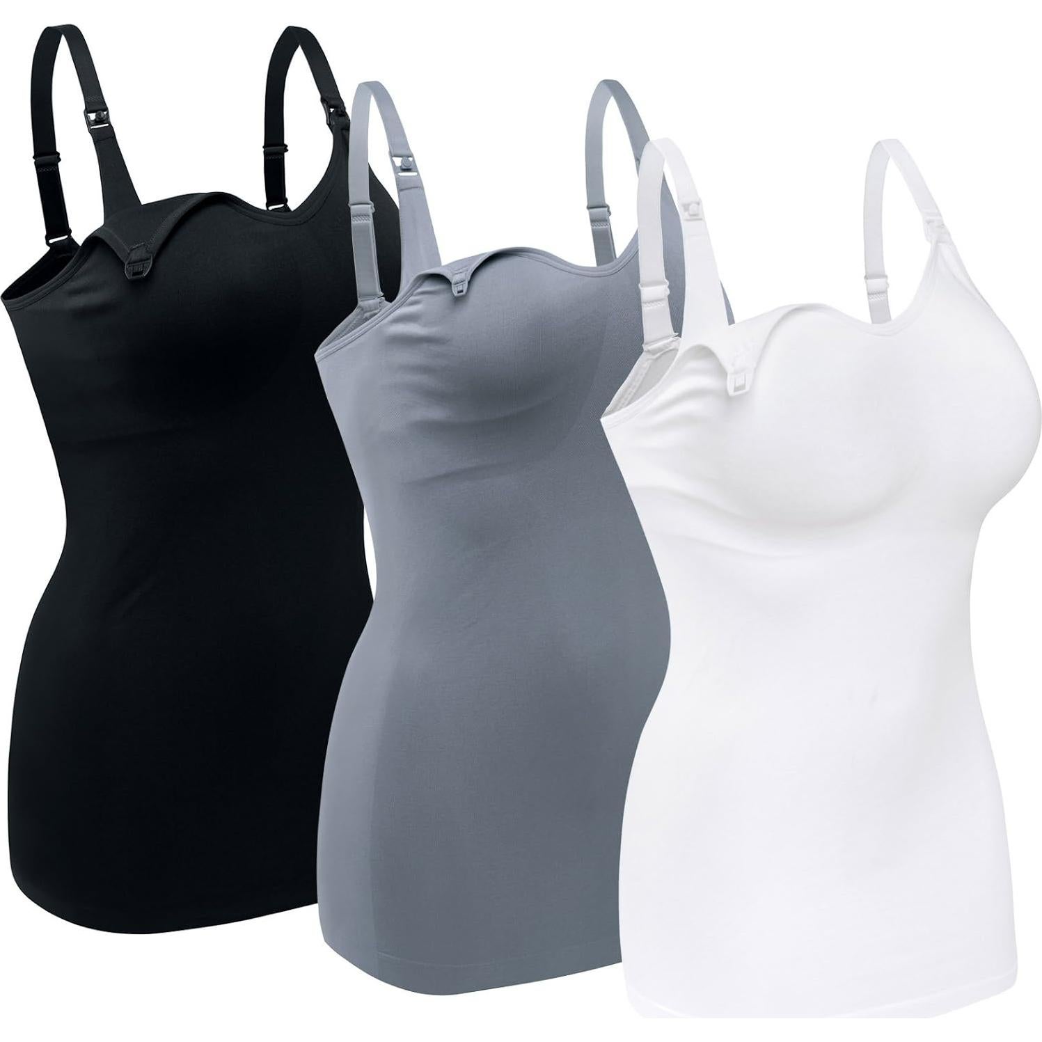 Camiseta de Lactancia Daisity para Mujeres - Tirantes Ajustables