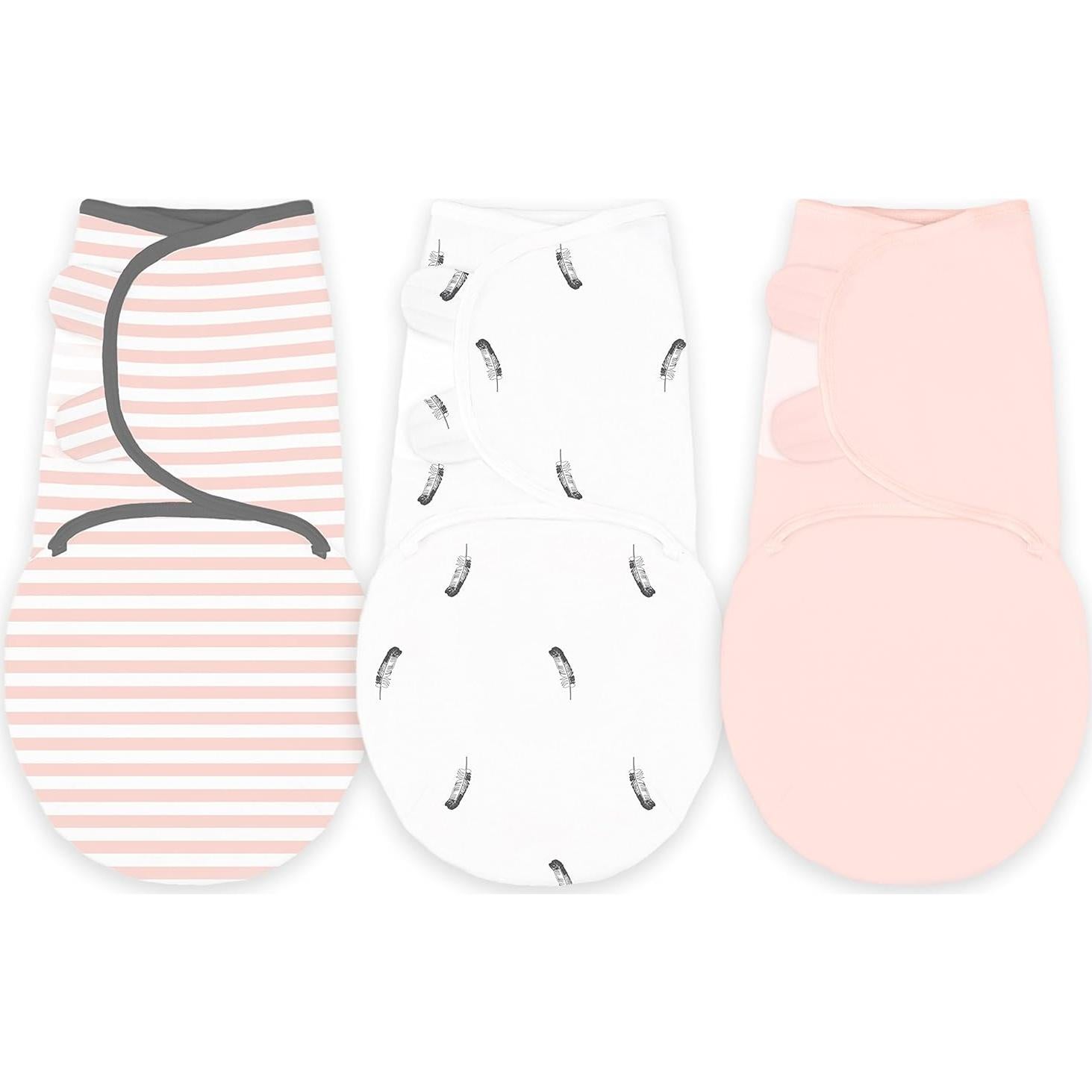 Manta Envolver para Bebés Increíble Bebé 100% Algodón Set de 3