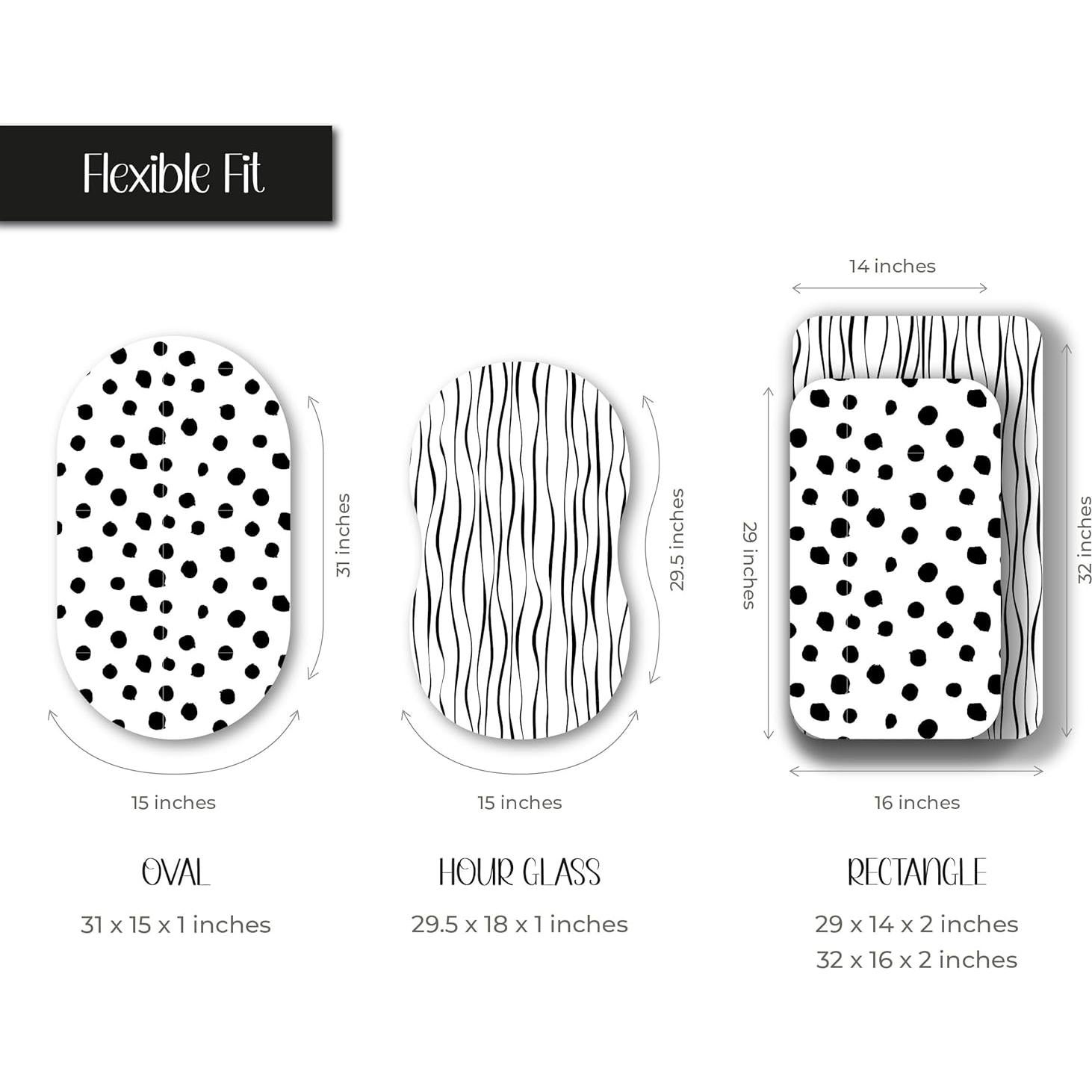 Juego de Sábanas para Cuna Ely's & Co. 100% Algodón Jersey 2 Pzas