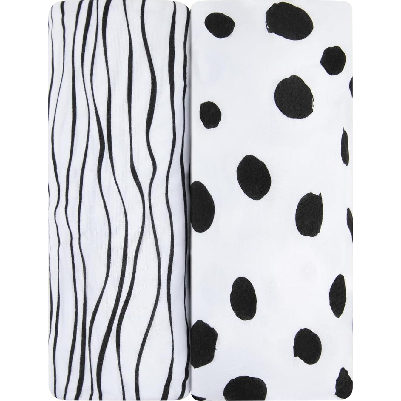 Juego de Sábanas para Cuna Ely's & Co. 100% Algodón Jersey 2 Pzas