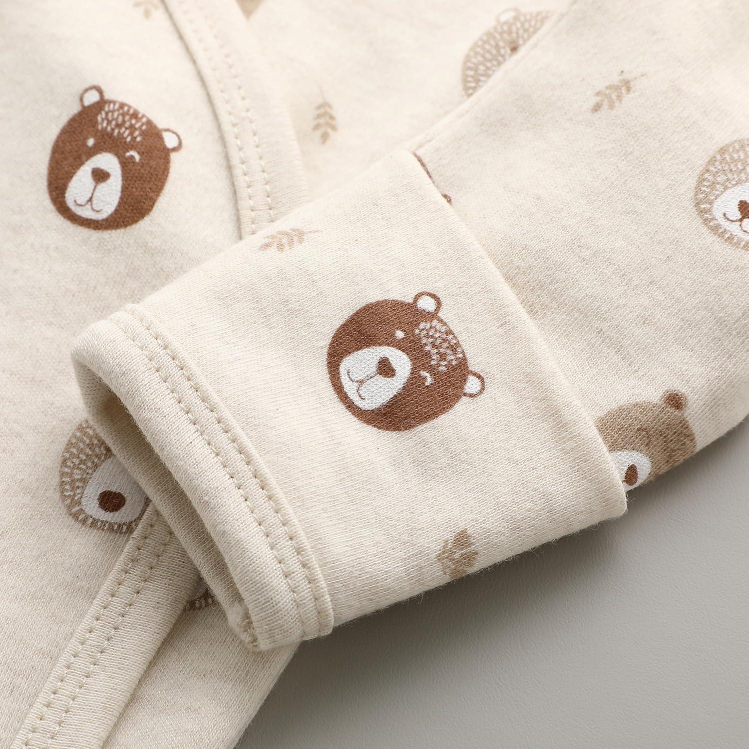 Bata de Kimono O2 BABY 100% Algodón Orgánico 0-3 Meses