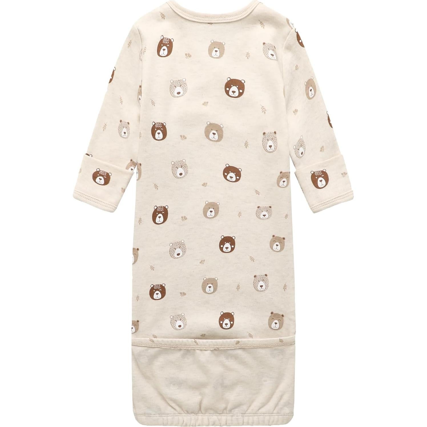 Bata de Kimono O2 BABY 100% Algodón Orgánico 0-3 Meses