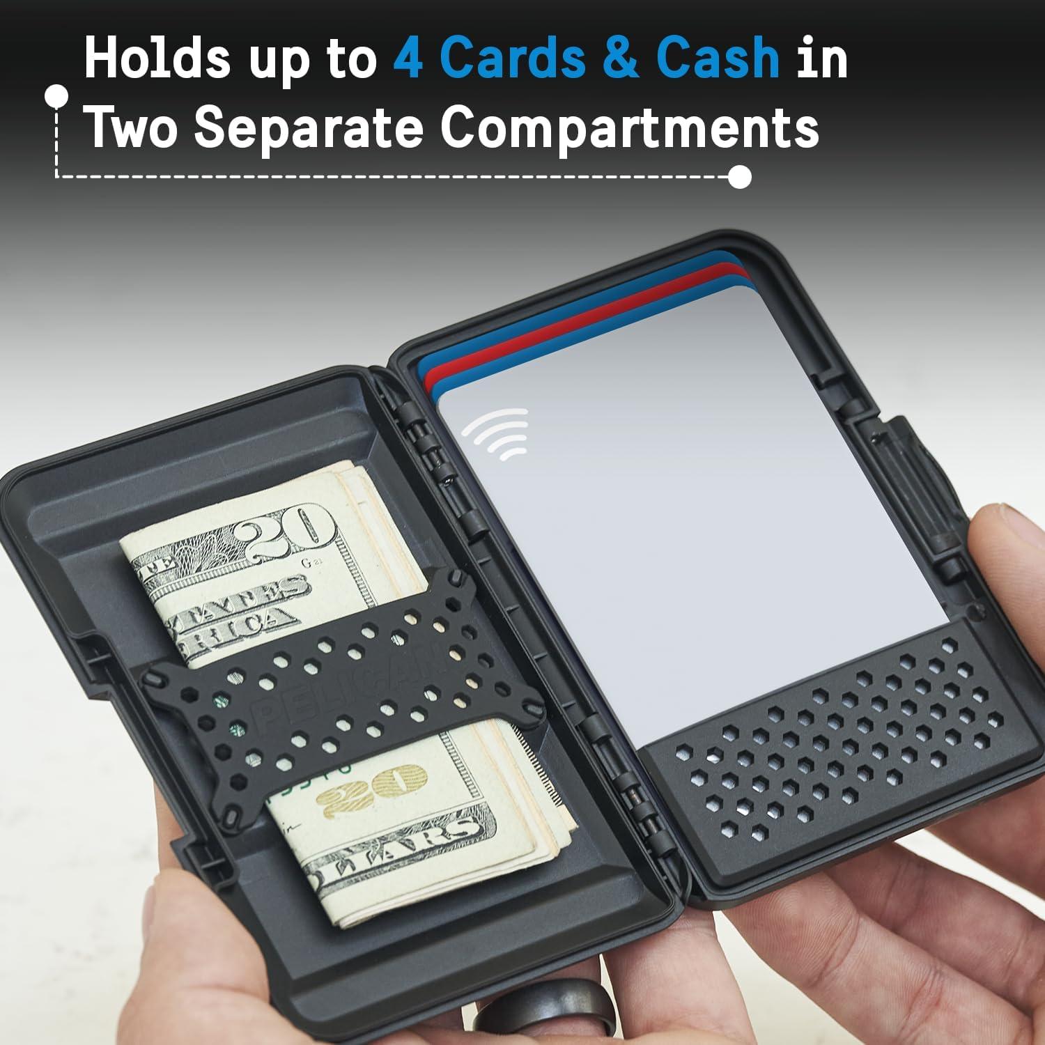 Billetera Pelican MagSafe para iPhone 16/15/14/13/12 - Negro