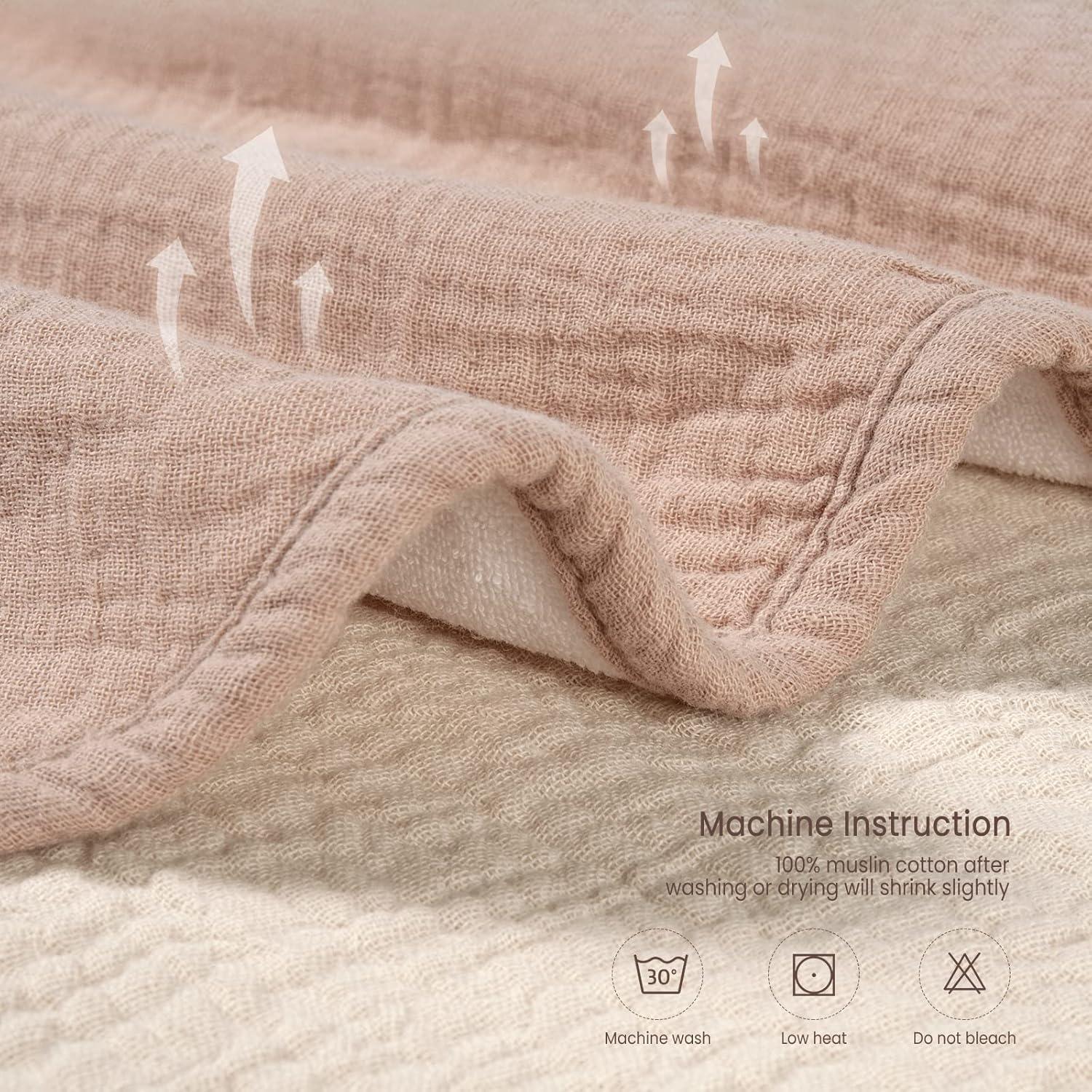 Pañales de Eructo lulumoon 100% Algodón Grande - Paquete de 6