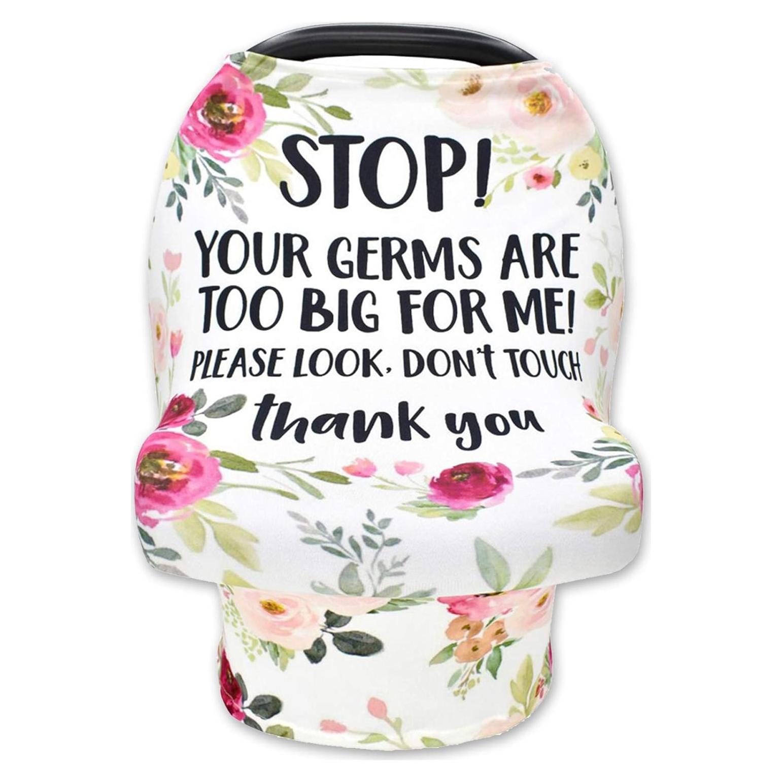 Funda para Asiento de Auto Bebé Cubierta de Lactancia Floral