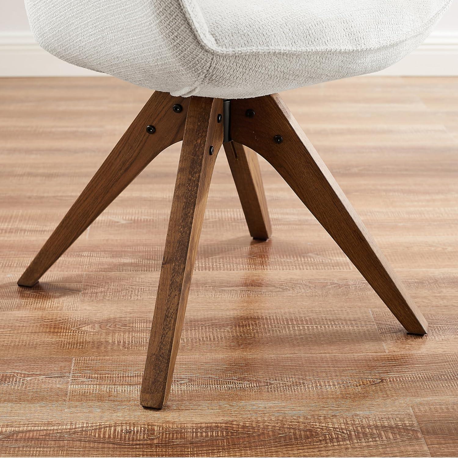 Silla de Comedor Art Leon CC001-DC Tapizada en Tela Beige