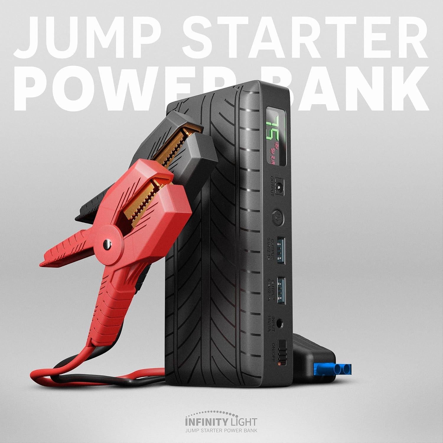 Batería de Arranque Portátil Infinity Light 1000A 18000mAh 12V