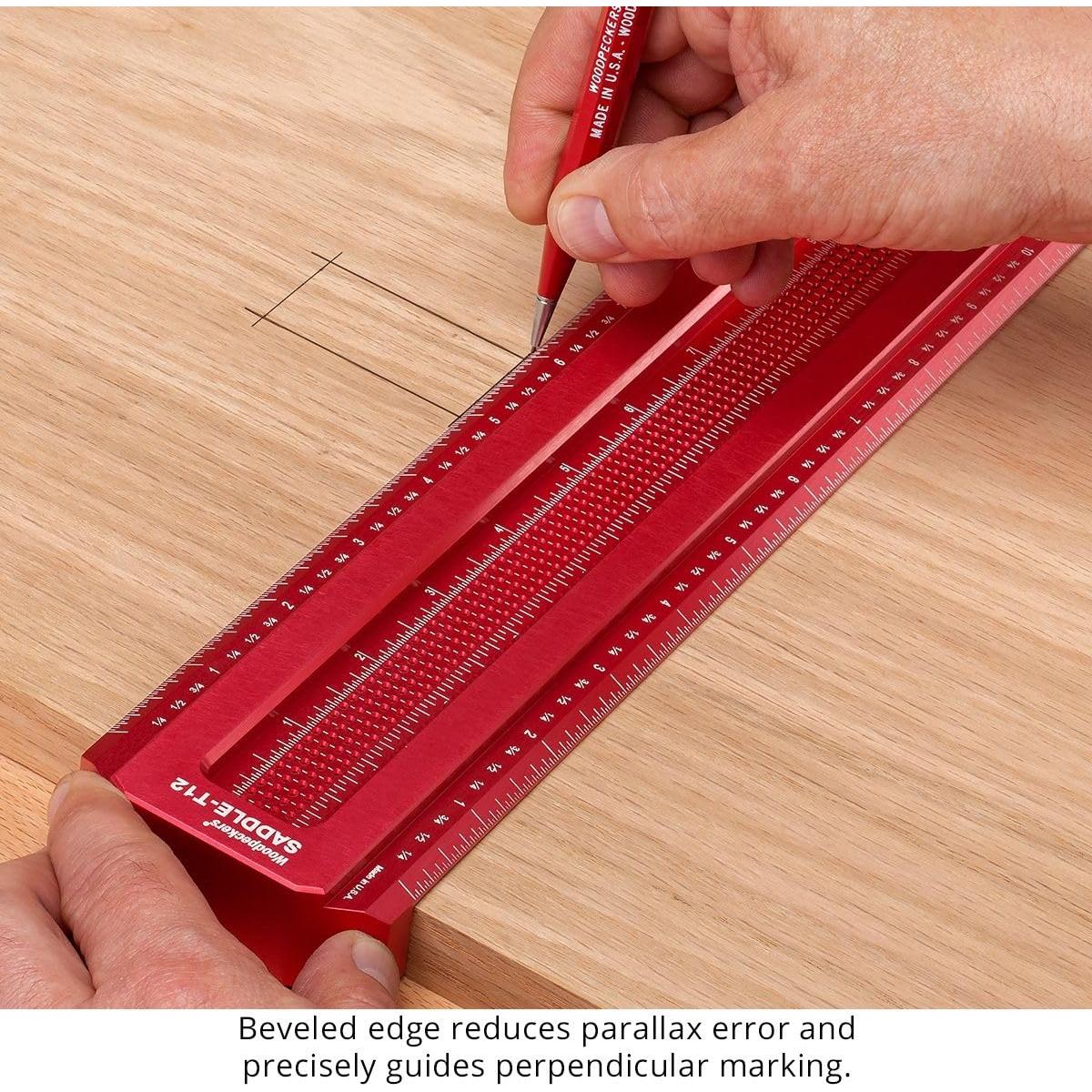 Escuadra Saddle Woodpeckers 4" (101.6 mm) Carpintería Precisa