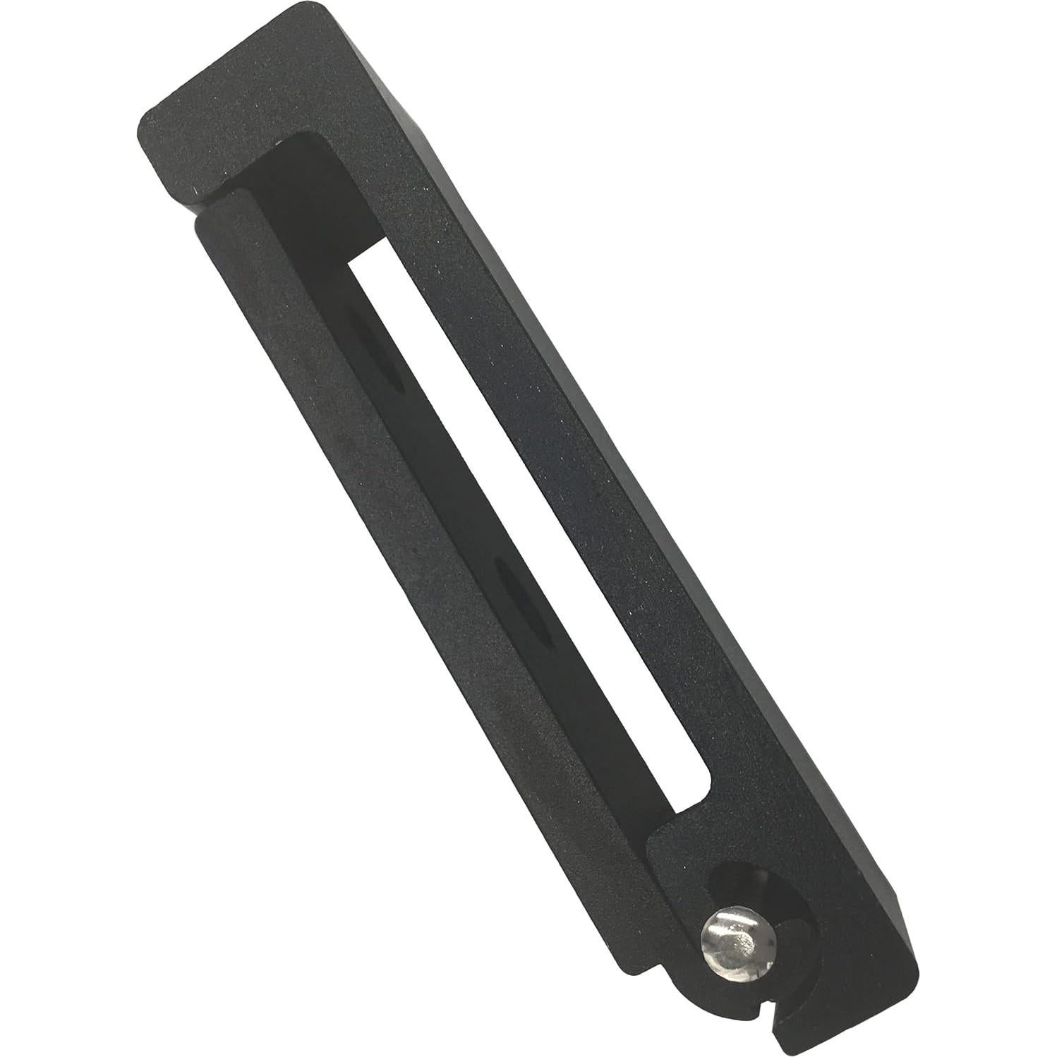 Ganchos de abrigo plegables Latomex 2 unidades aluminio negro