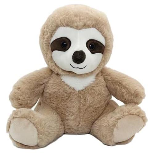 Pereza de Peluche Beige Anico 25.4 cm con Ojos Bordados