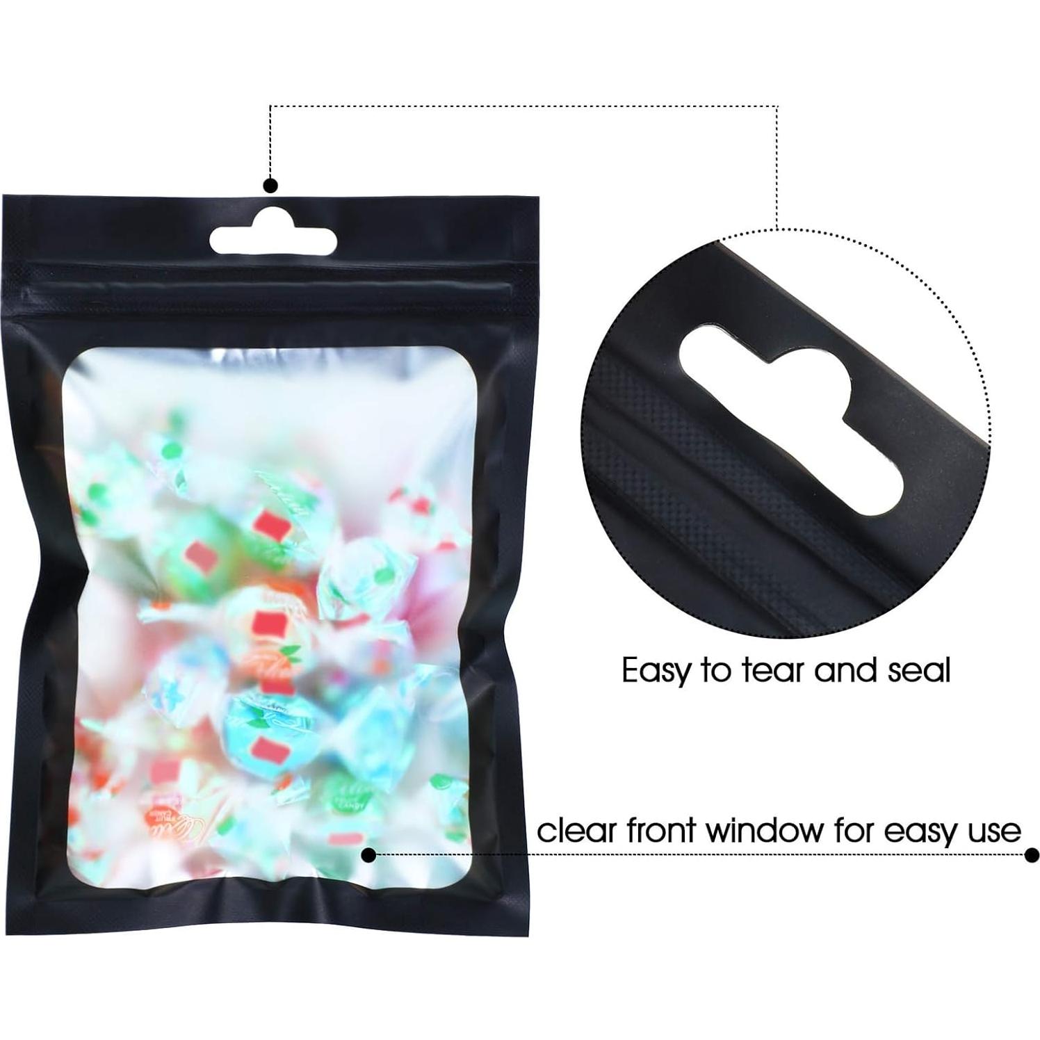 Bolsas de Almacenamiento Reutilizables Boao 100 Piezas 6.1x10.2cm