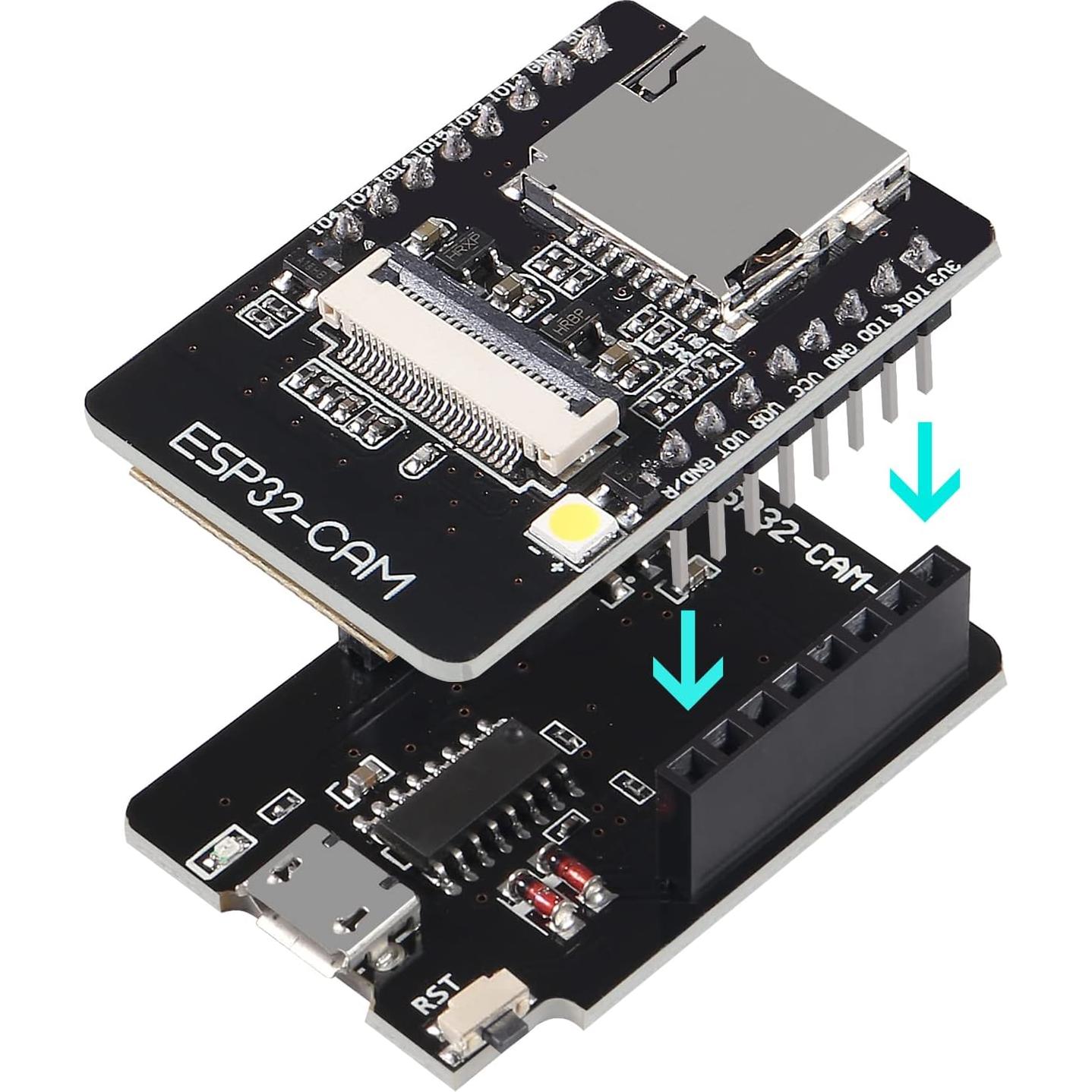 Placa ESP32-CAM AEDIKO WiFi Bluetooth 2MP Cámara OV2640