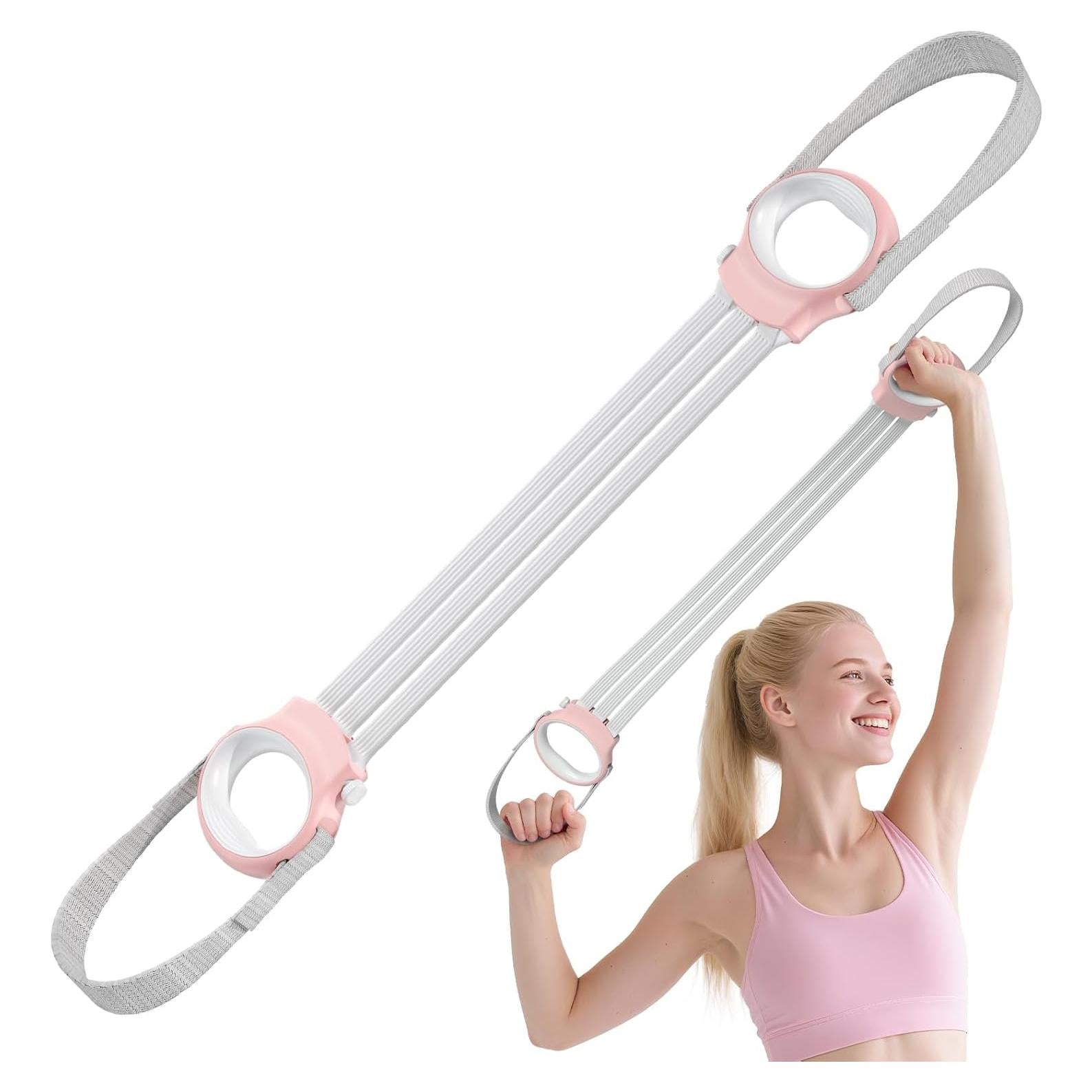 Bandas de Resistencia Ajustables VANIGO 20-60lb Rosa Poderoso