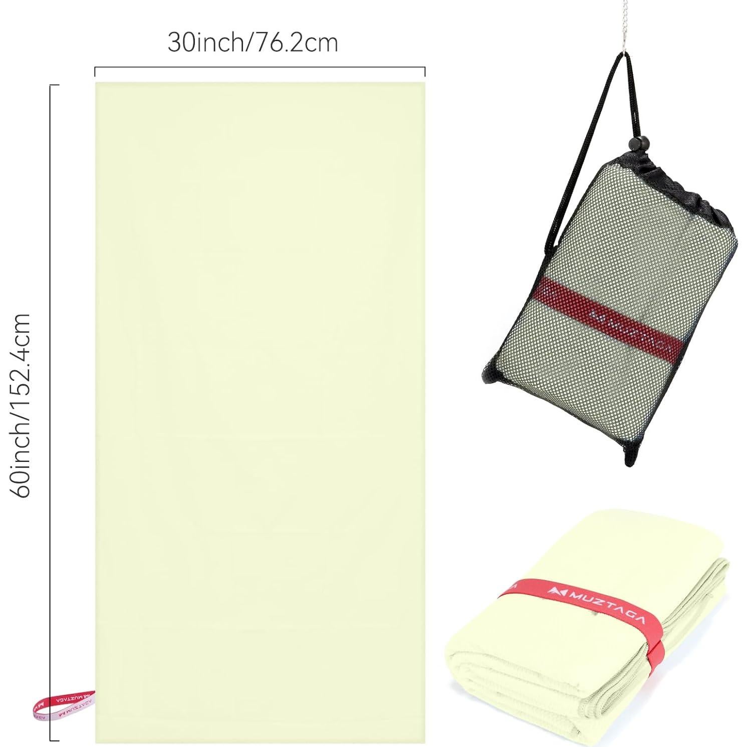 Toalla de Playa Muztaga Microfibra 152x76 cm Secado Rápido