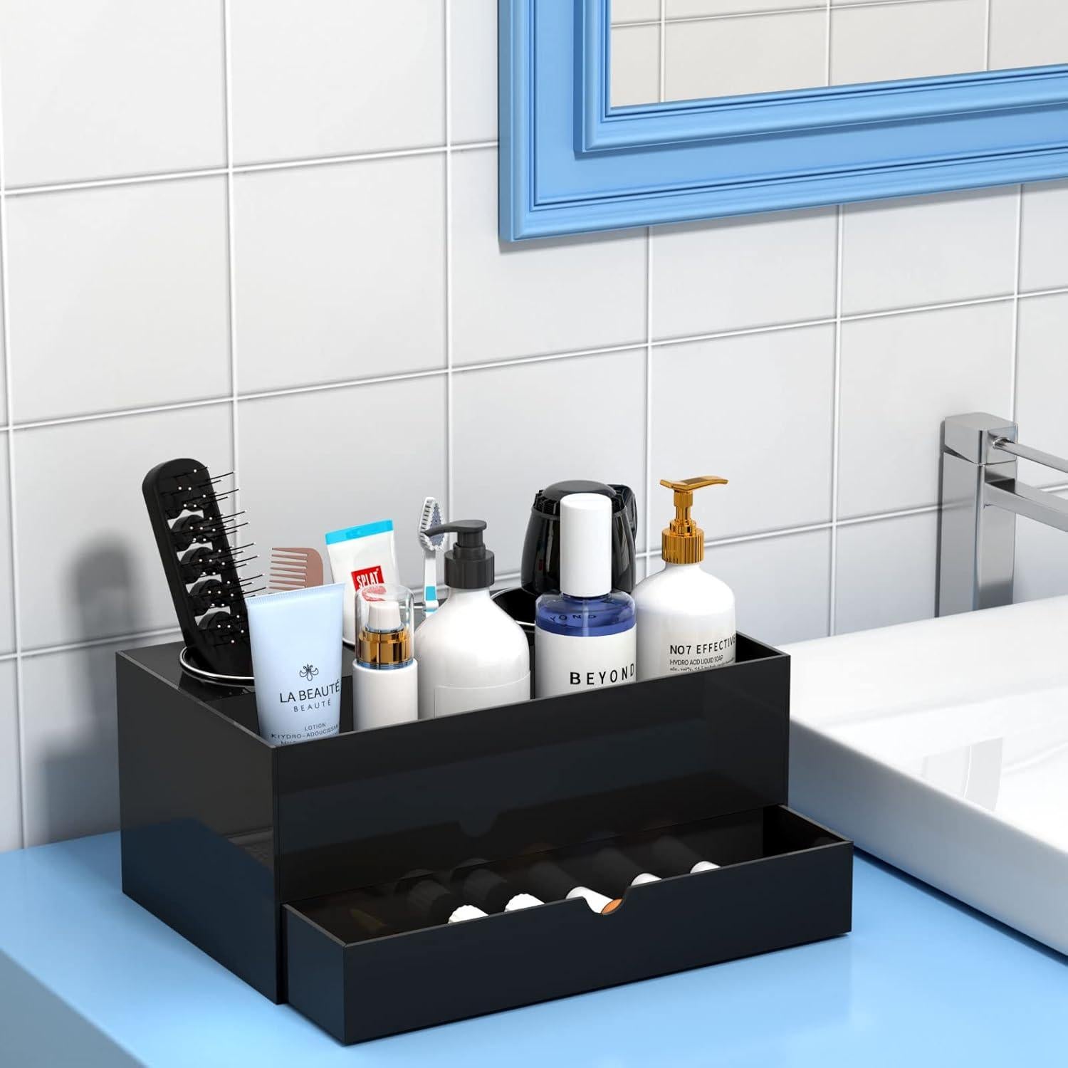 Organizador de Herramientas para el Cabello NIUBEE Negro