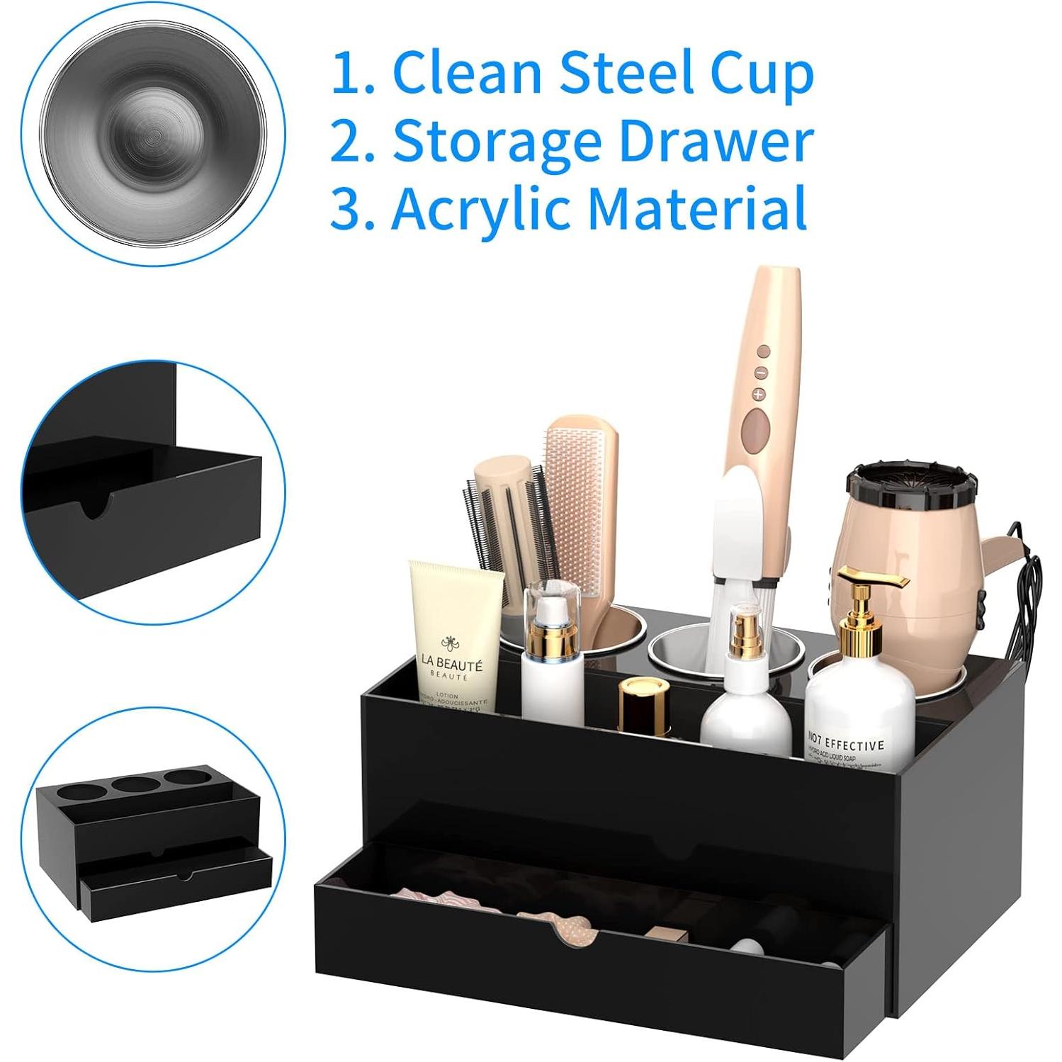 Organizador de Herramientas para el Cabello NIUBEE Negro