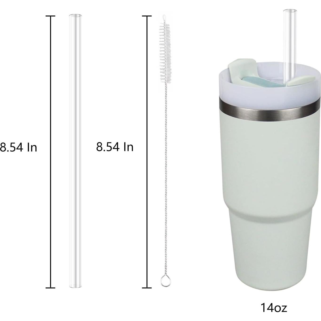 Popotes Reemplazo KLOWOAH para Vaso Stanley 14oz - 6 Piezas