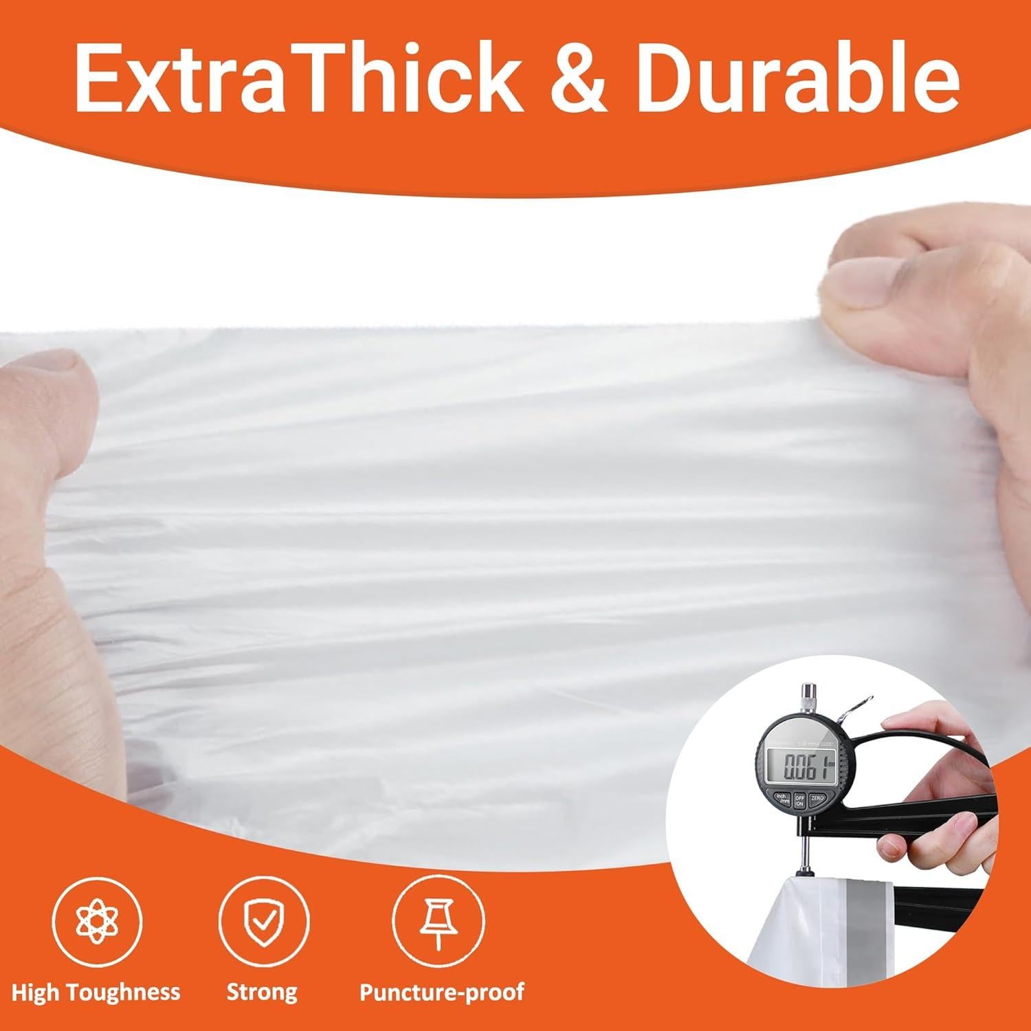 Bolsas de Basura Alta Resistencia Reliable1st 12 Galones 100 Unidades