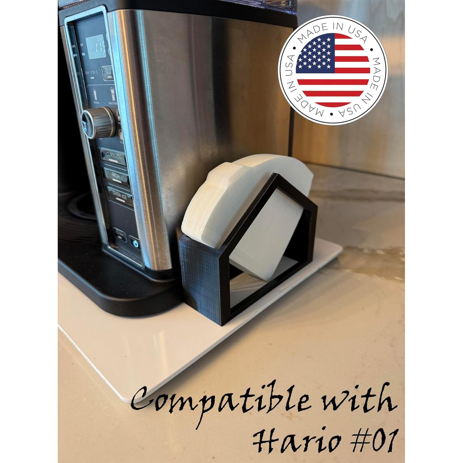 Soporte para Filtros de Café DAM Merch V60 Negro 80 Filtros