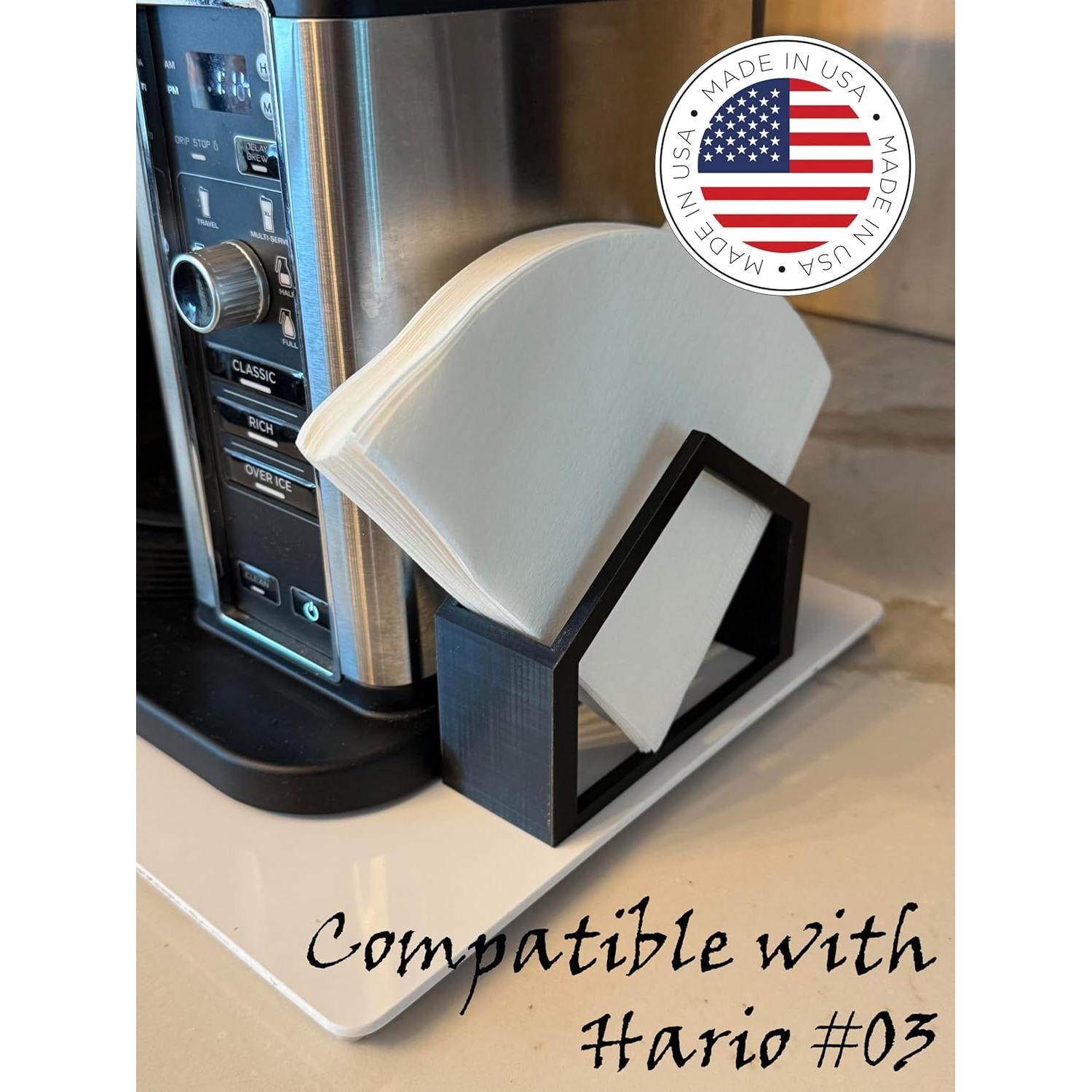 Soporte para Filtros de Café DAM Merch V60 Negro 80 Filtros