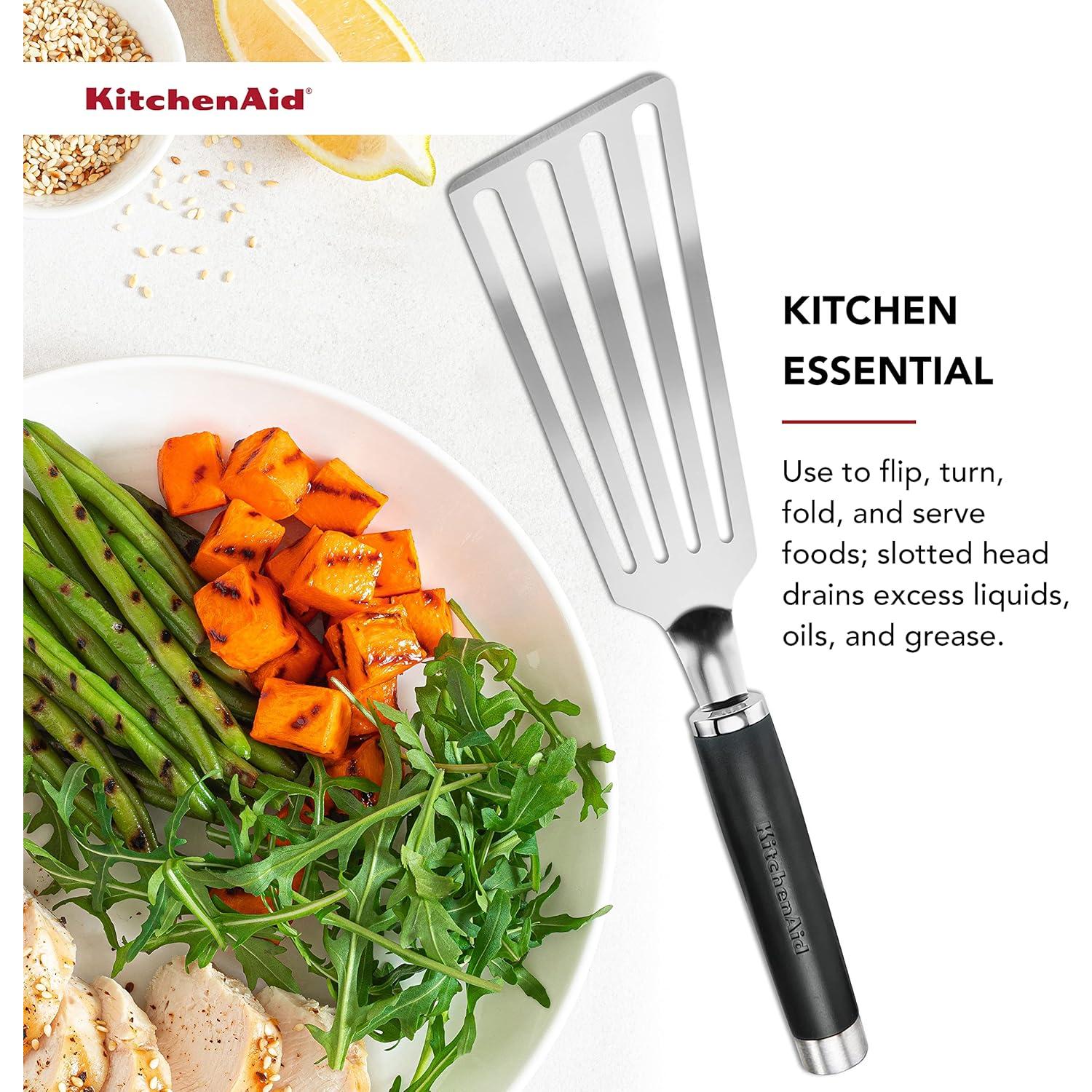 Espátula Flexible KitchenAid KO024OHOBA Acero Inoxidable Negra