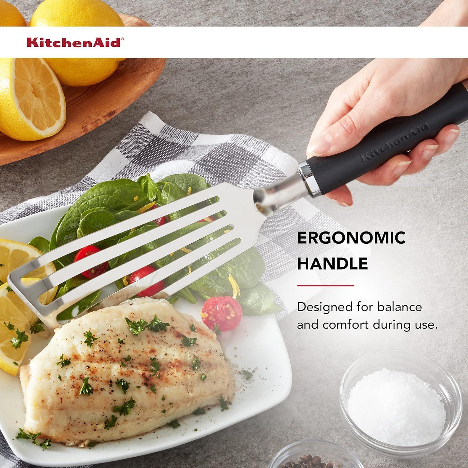 Espátula Flexible KitchenAid KO024OHOBA Acero Inoxidable Negra