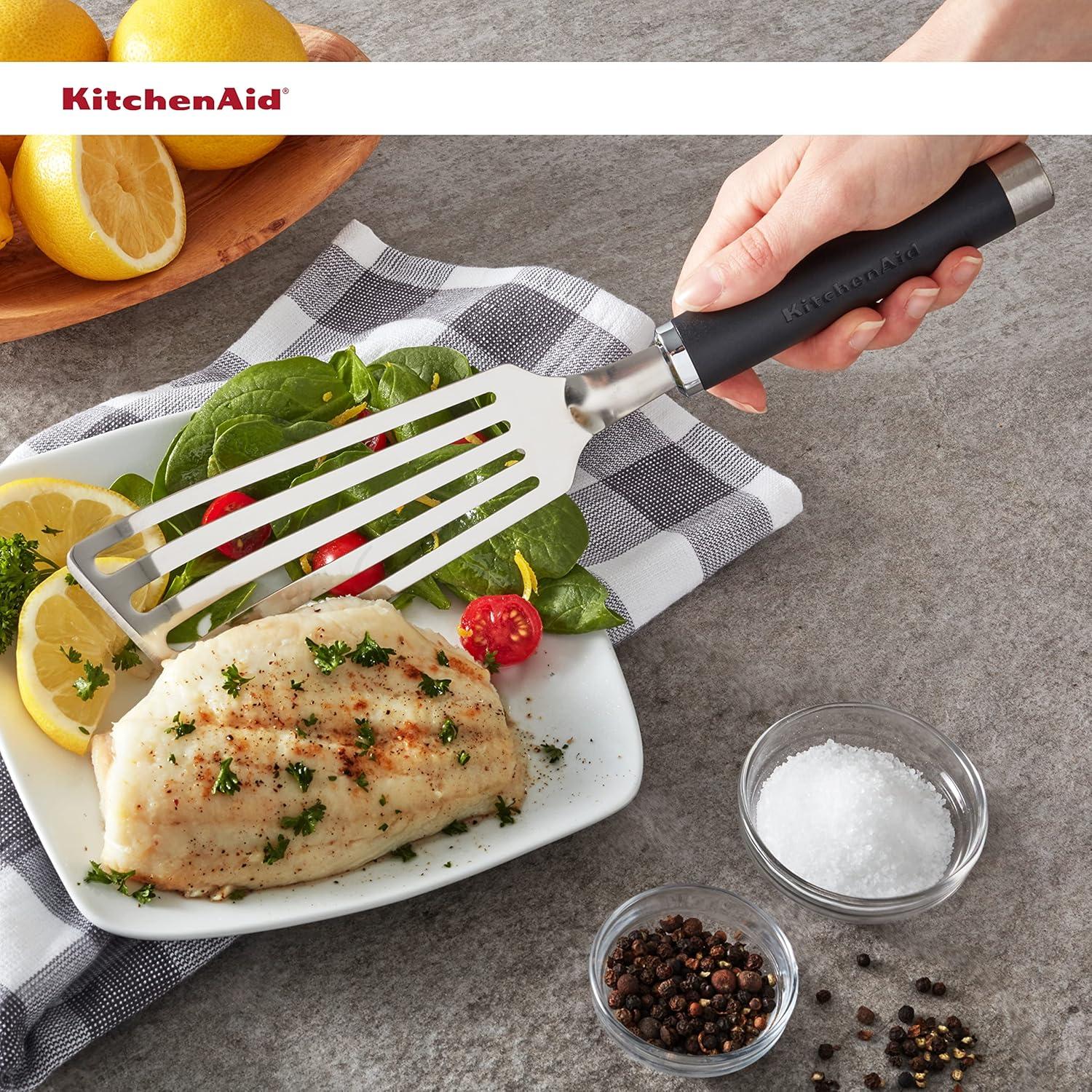 Espátula Flexible KitchenAid KO024OHOBA Acero Inoxidable Negra