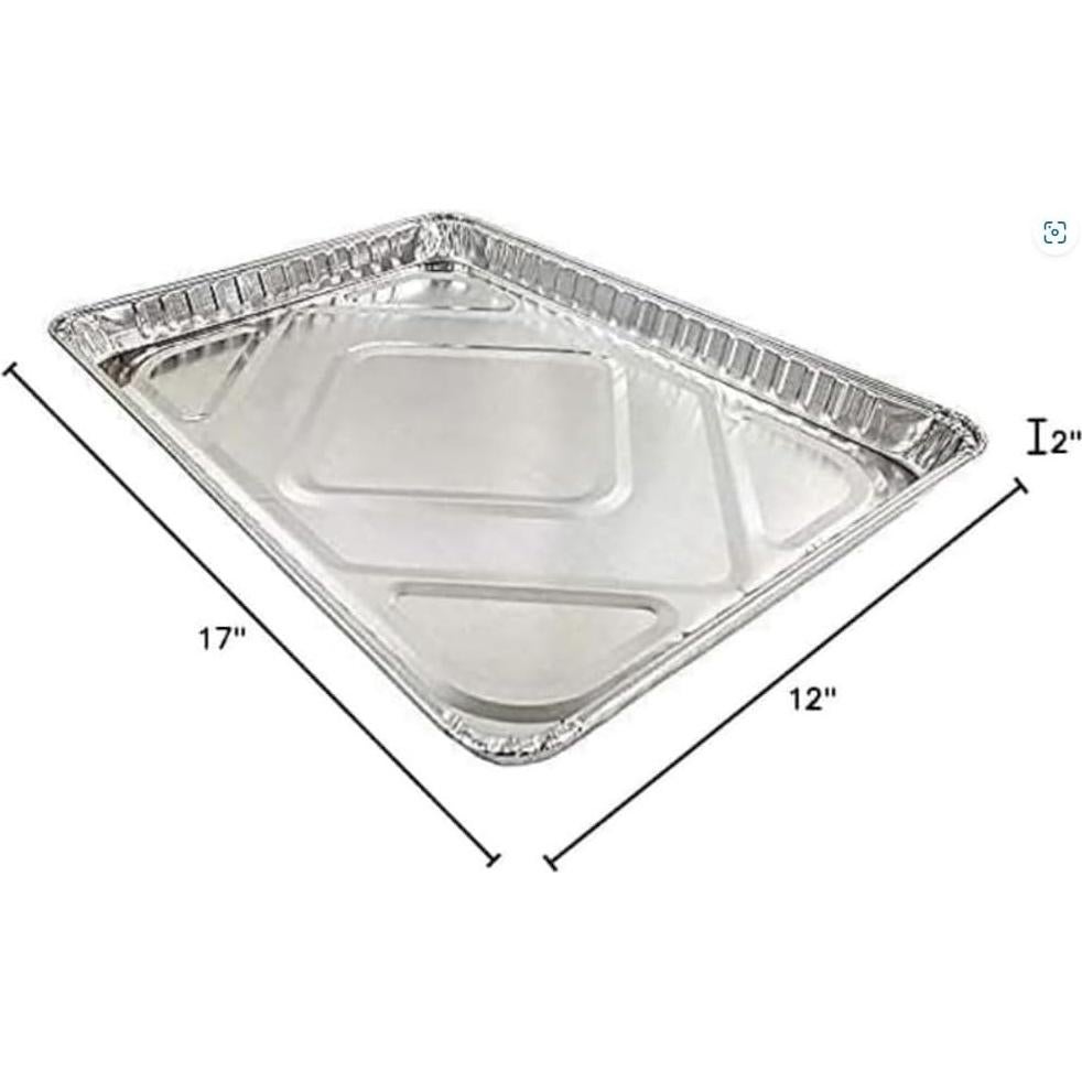 Molde para Pastel Desechable ProPac & Seal 1/2 Tamaño - 5 Piezas