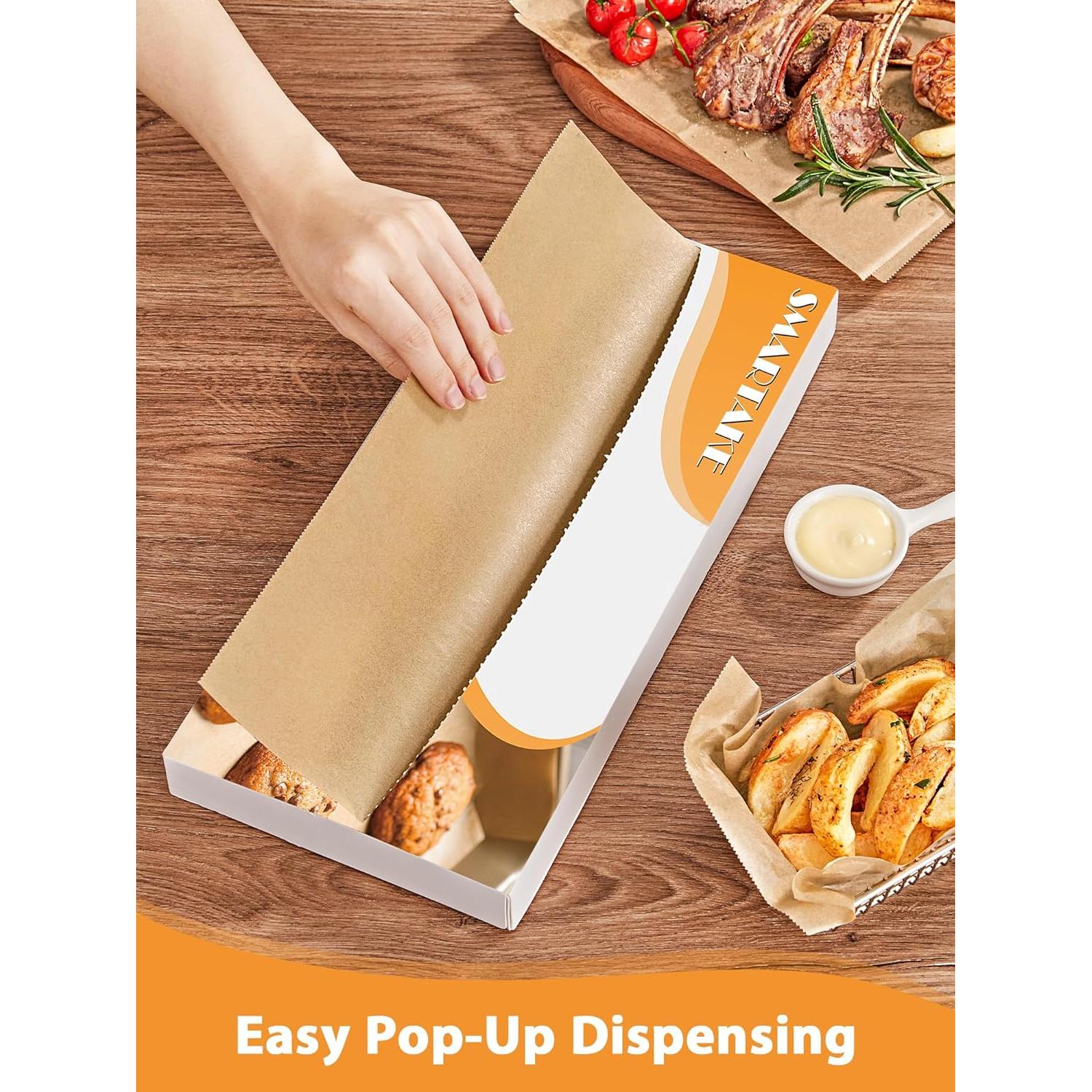 Papel Pergamino Pre-Cortado SMARTAKE 200 Hojas 27x38 cm