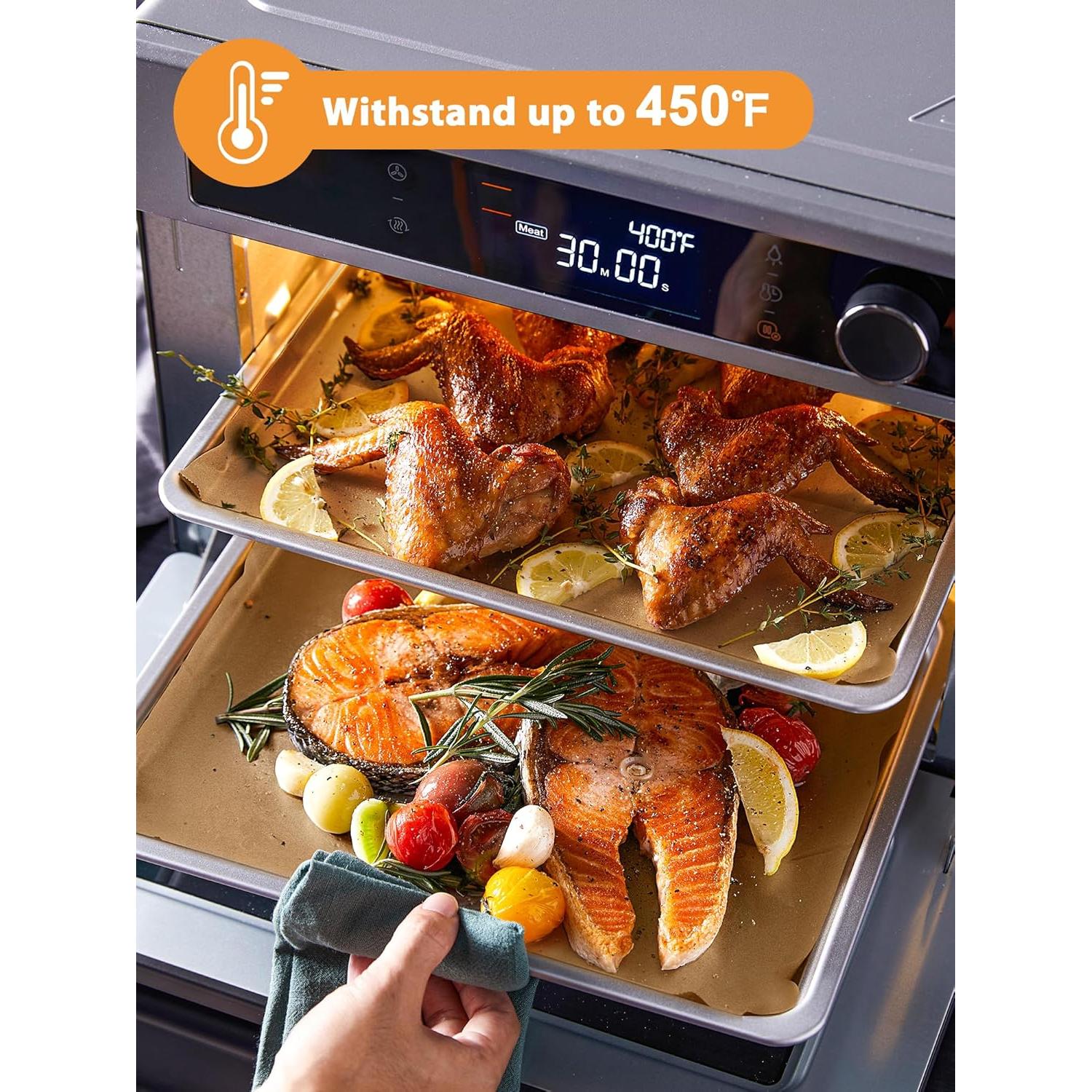 Papel Pergamino Pre-Cortado SMARTAKE 200 Hojas 27x38 cm