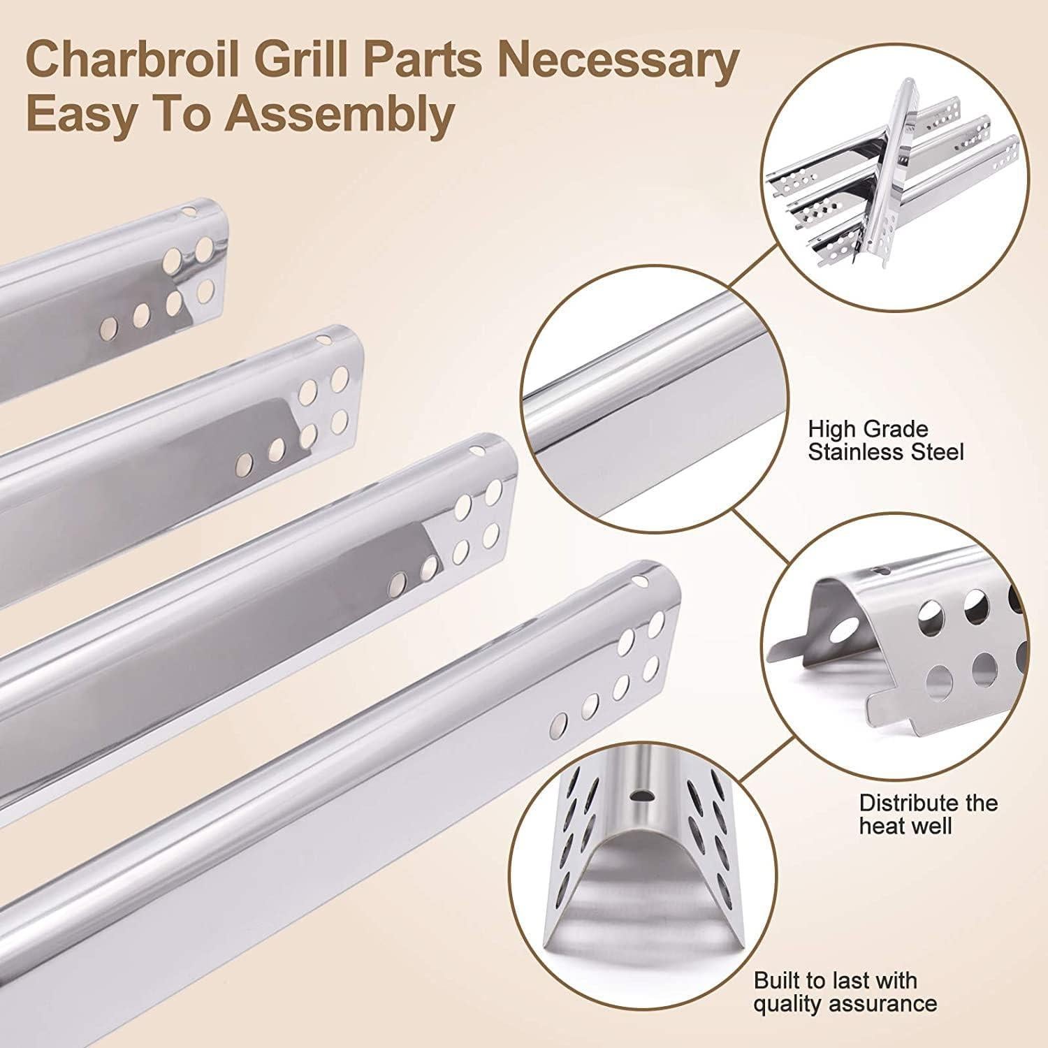 Piezas de Repuesto para Parrilla Charbroil 3 Quemadores Acero Inoxidable