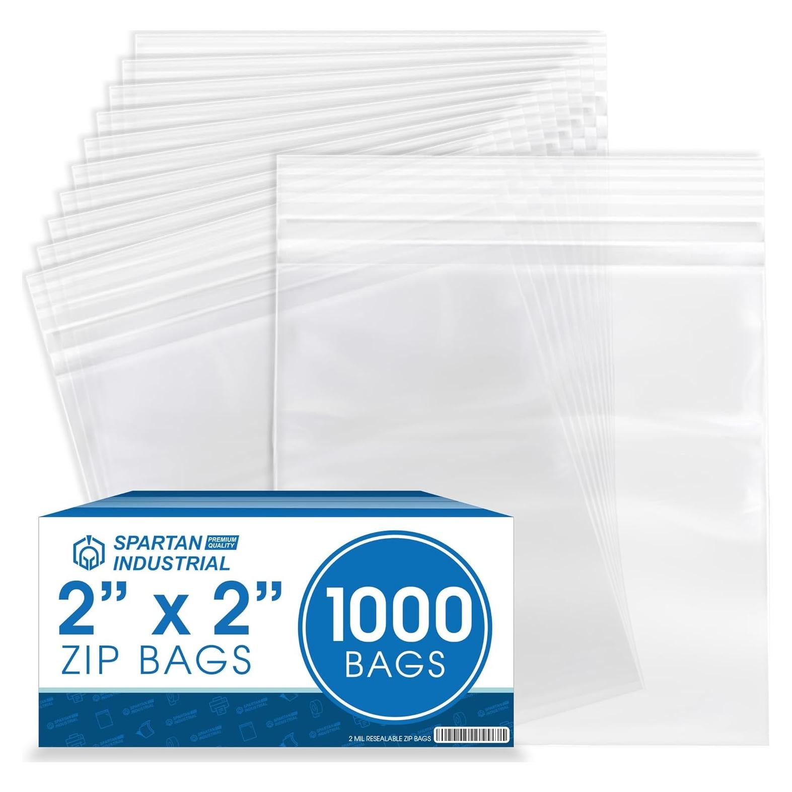 Bolsas Reclosables 2x2" Spartan Industrial - 1000 Unidades