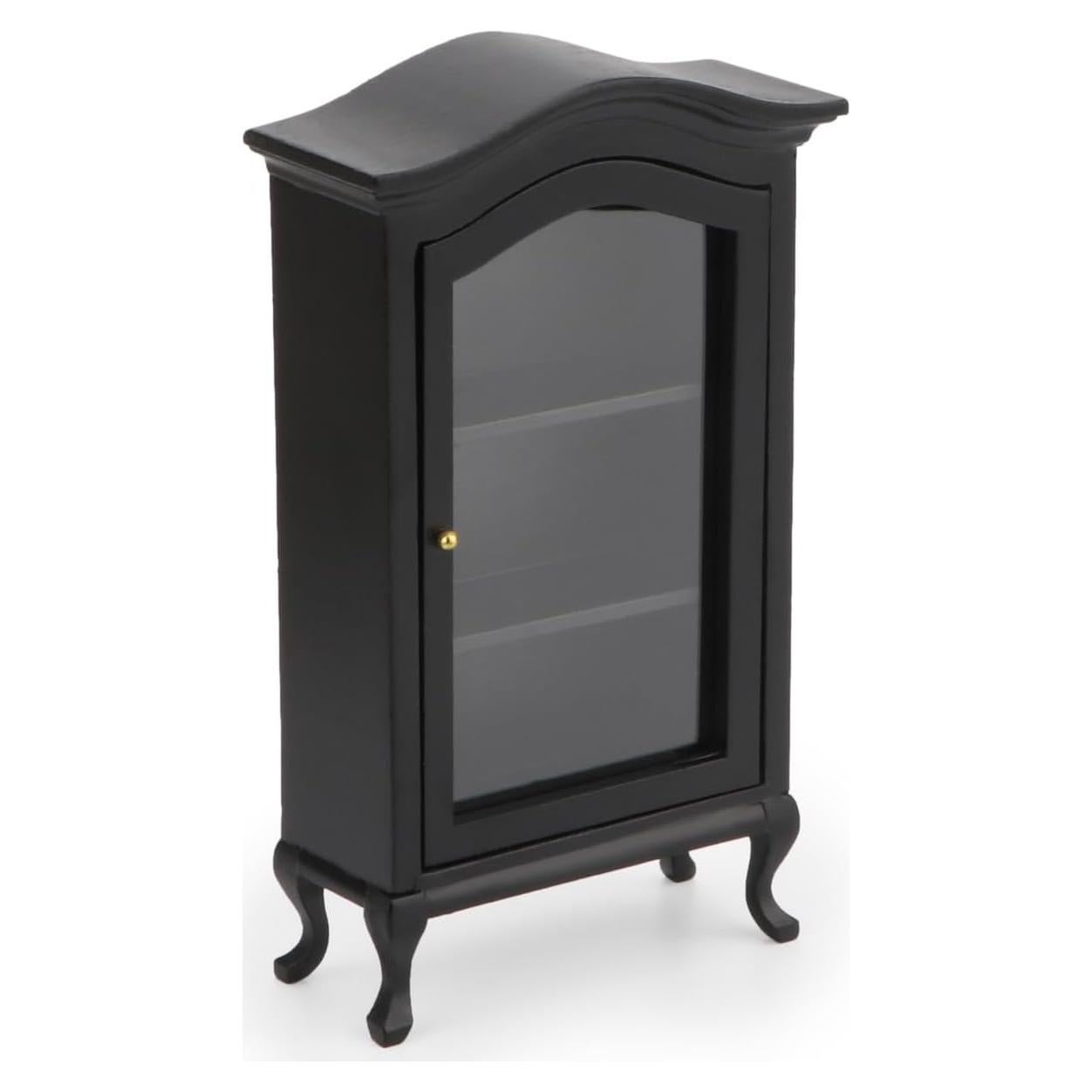 Estante de exhibición para casas de muñecas 1:12 Cutemini negro