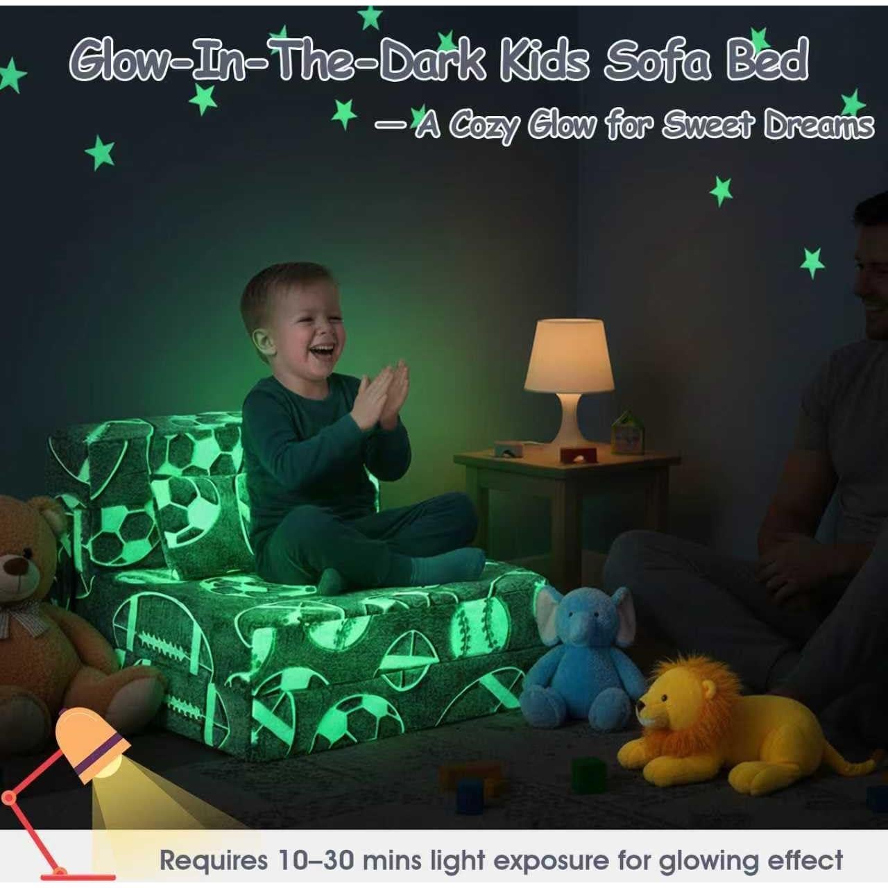 Sofá Cama Plegable Tiita para Niños con Almohada - 160x66 cm