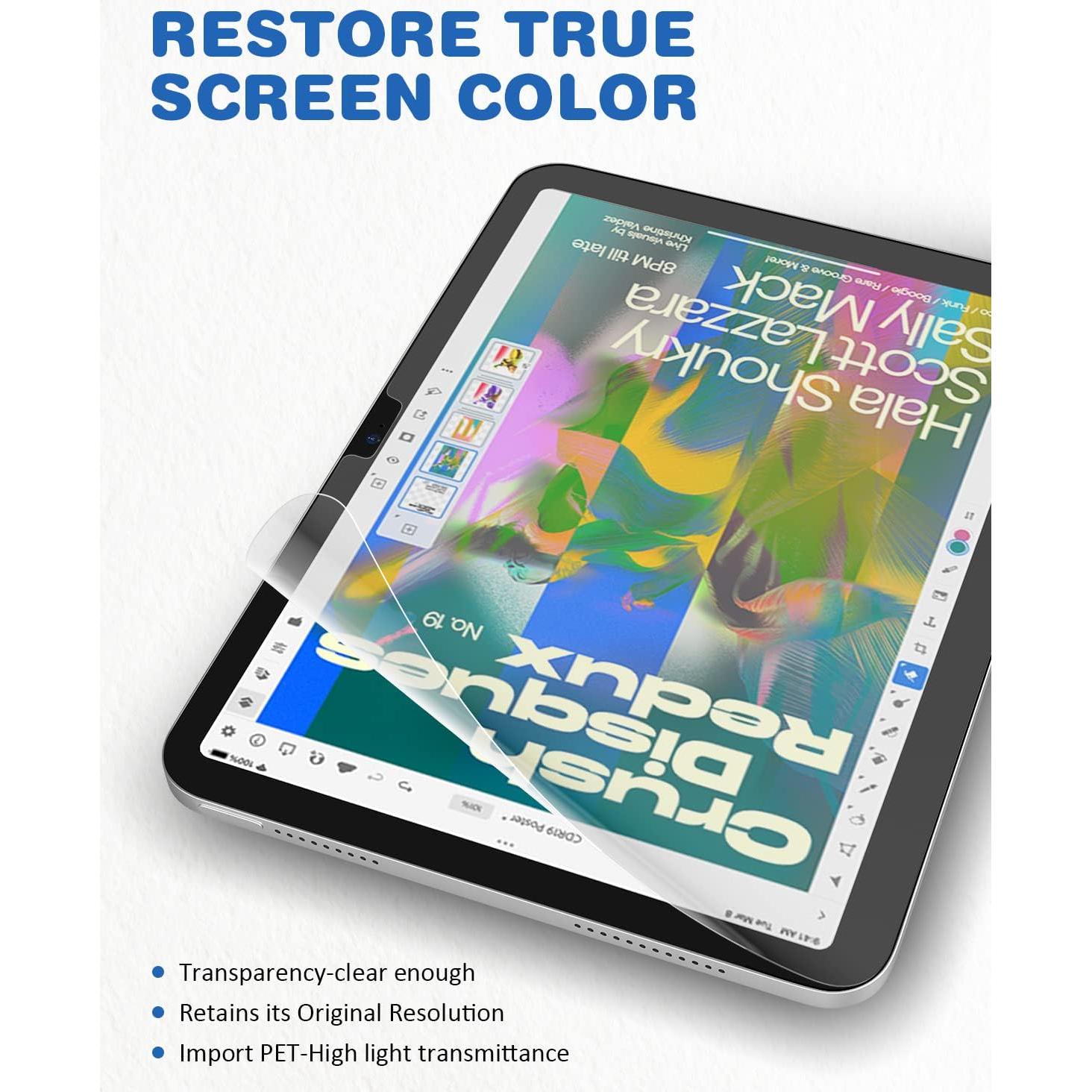 Protector de Pantalla Papel XIRON para iPad 10.9" 2 Pzas