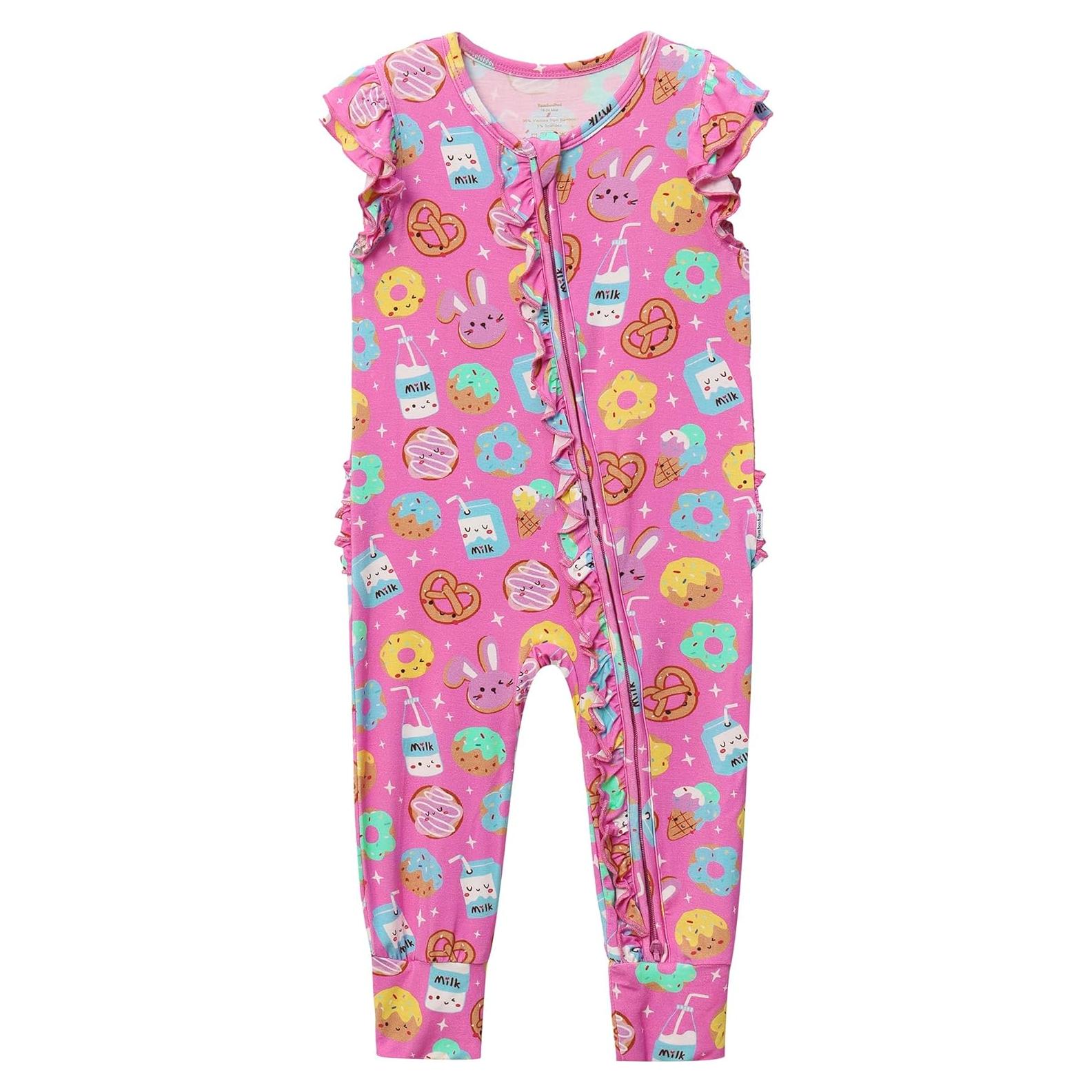 Mono Bebé Niña BambooBud Viscosa 3-24 Meses Cremallera