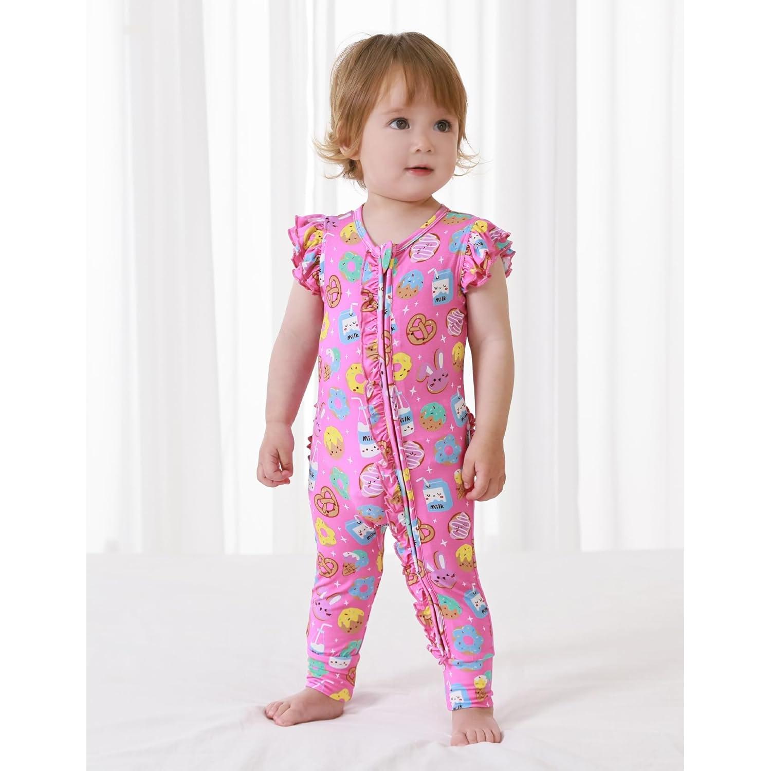 Mono Bebé Niña BambooBud Viscosa 3-24 Meses Cremallera