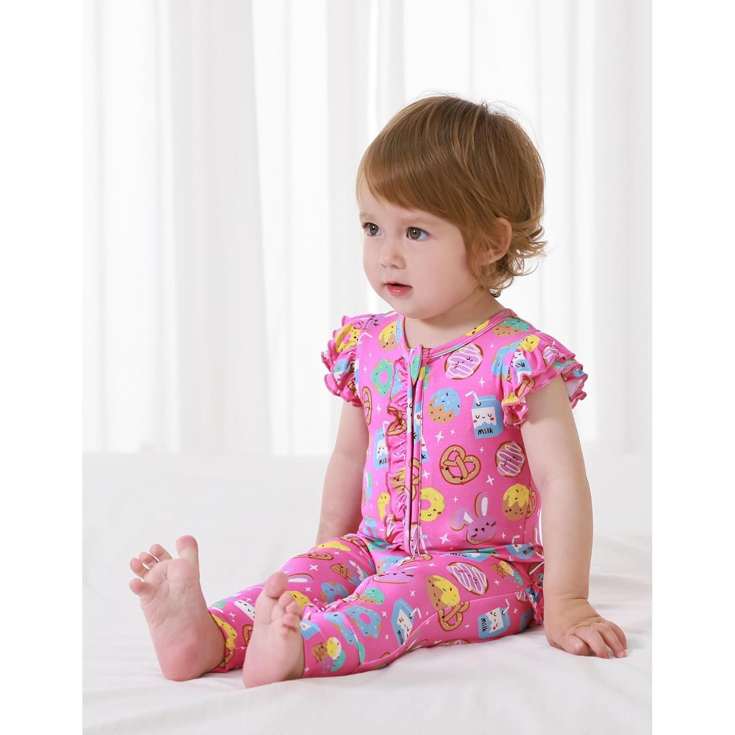 Mono Bebé Niña BambooBud Viscosa 3-24 Meses Cremallera