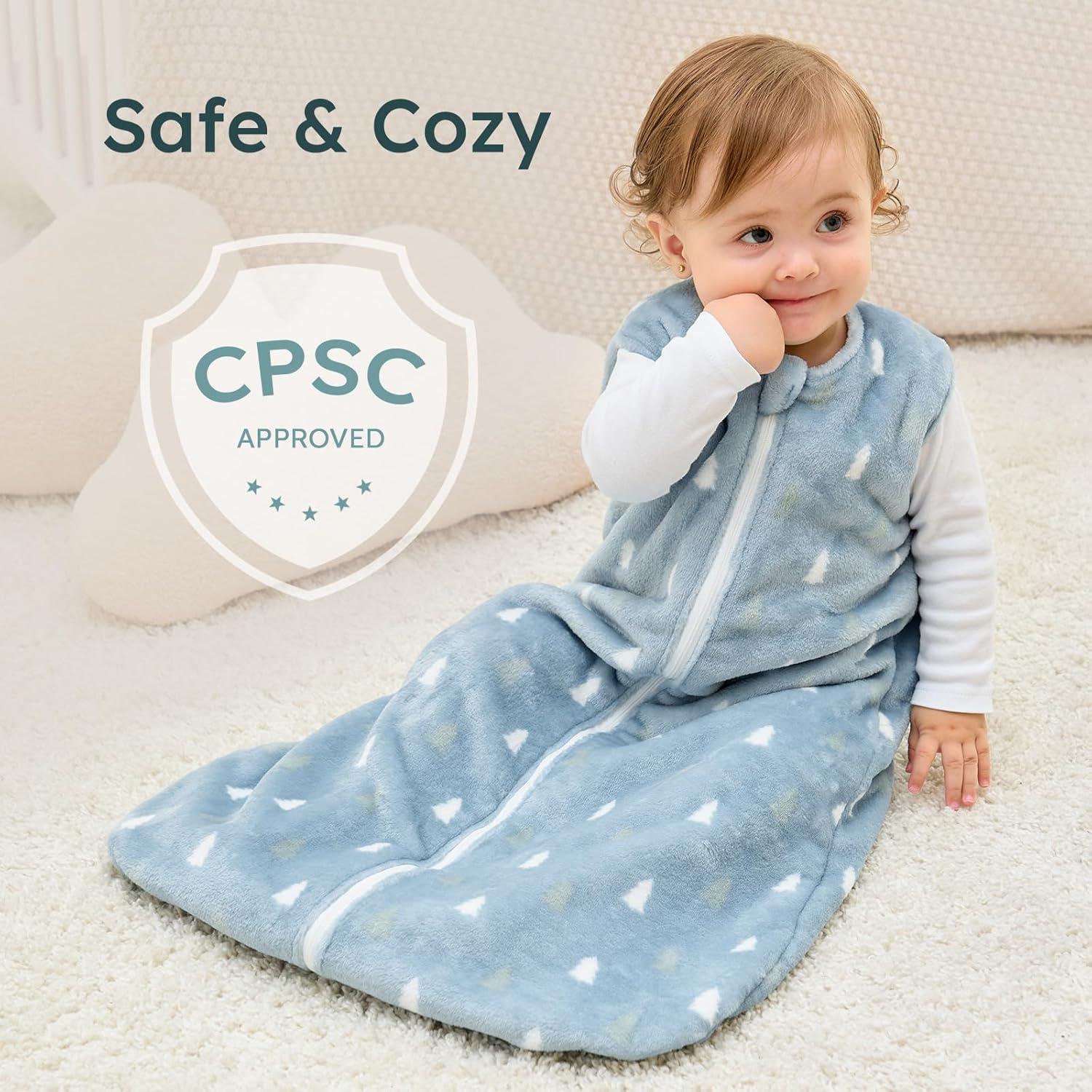 Saco de Sueño Polar para Bebés Yoofoss 1.5 Tog 2 Paquetes