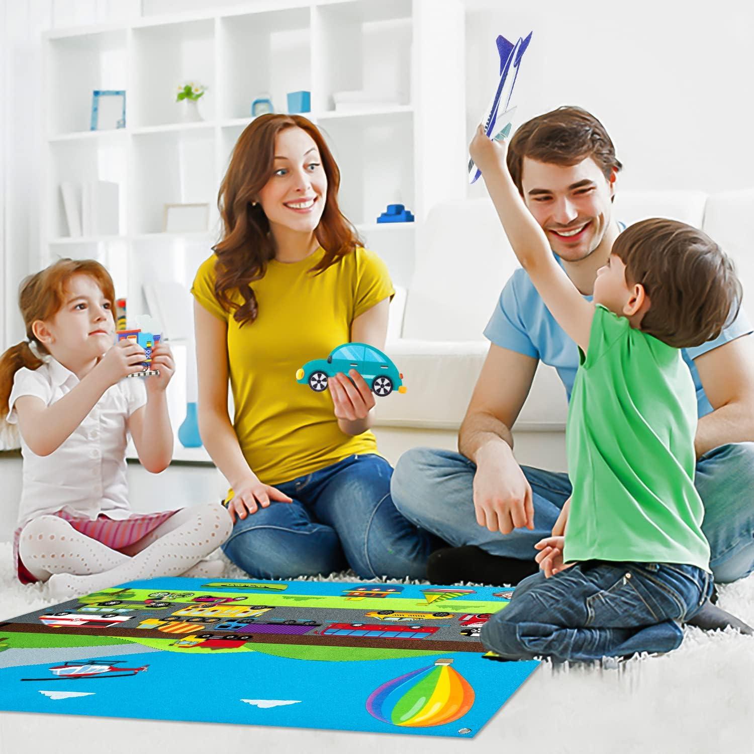 Conjunto de Tablero de Cuentos de Fieltro WATINC 35 Piezas