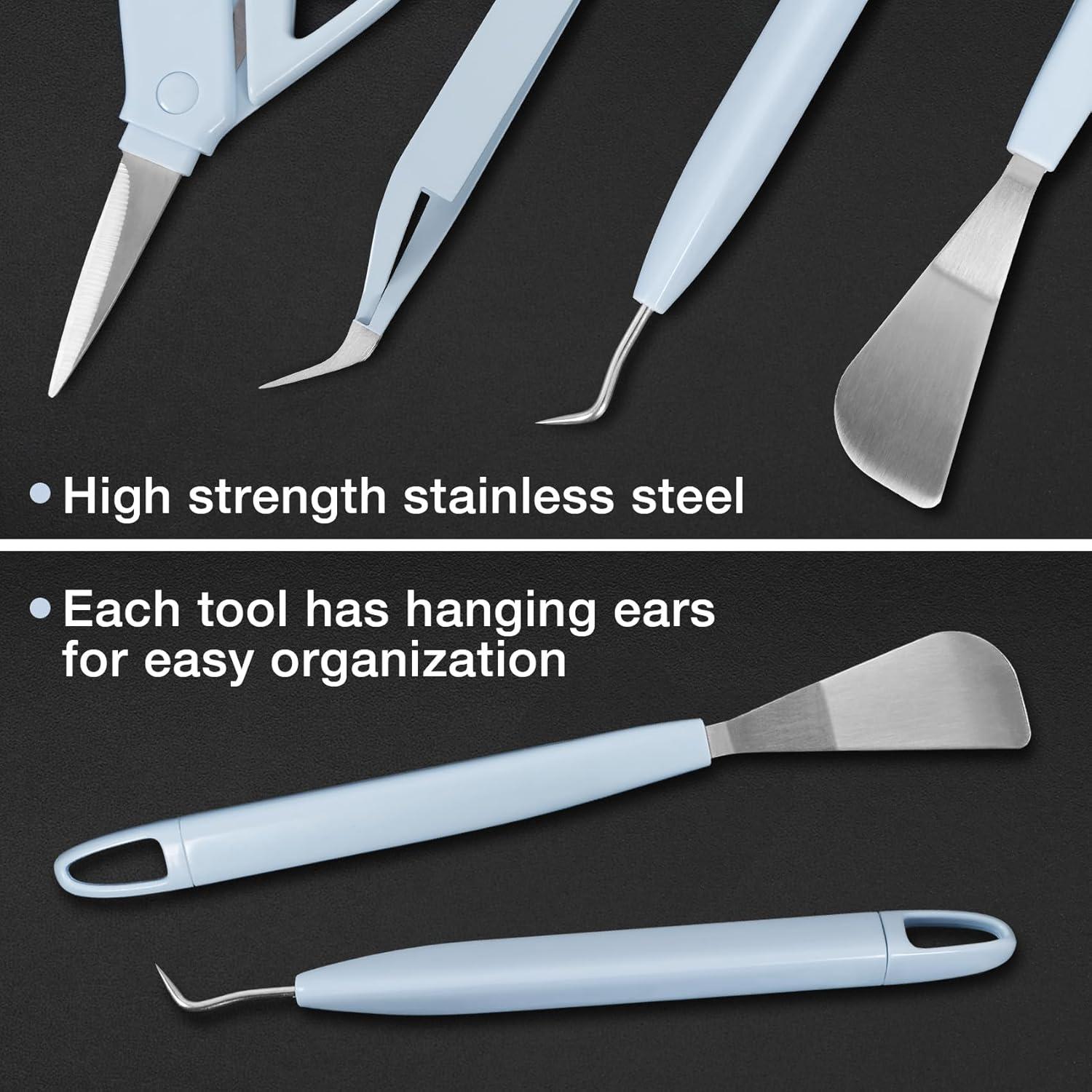 Juego de Herramientas de Desmalezado TORC 5 Piezas Azul Claro