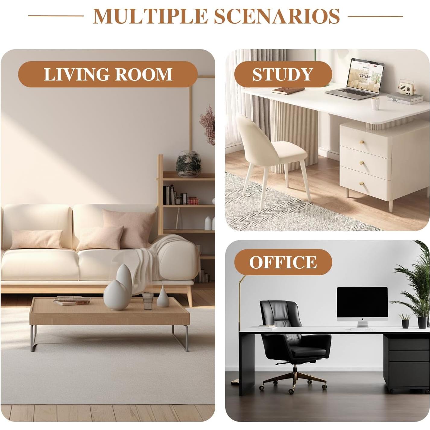 Silla de Acento Giratoria 360° Rongbuk Terciopelo Gris