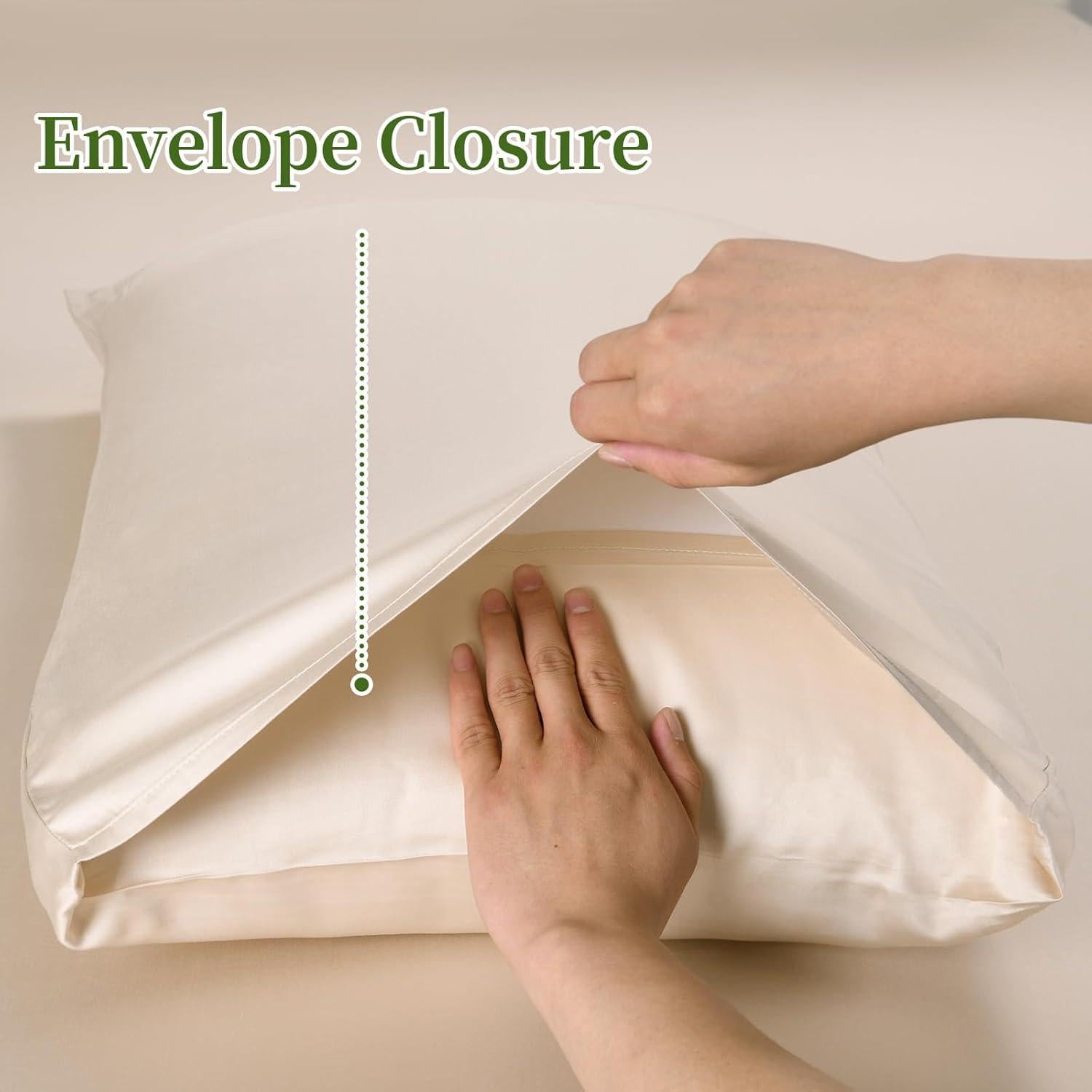 Sábanas Twin XL Rosecret 300 Hilos Viscosa de Bambú Beige