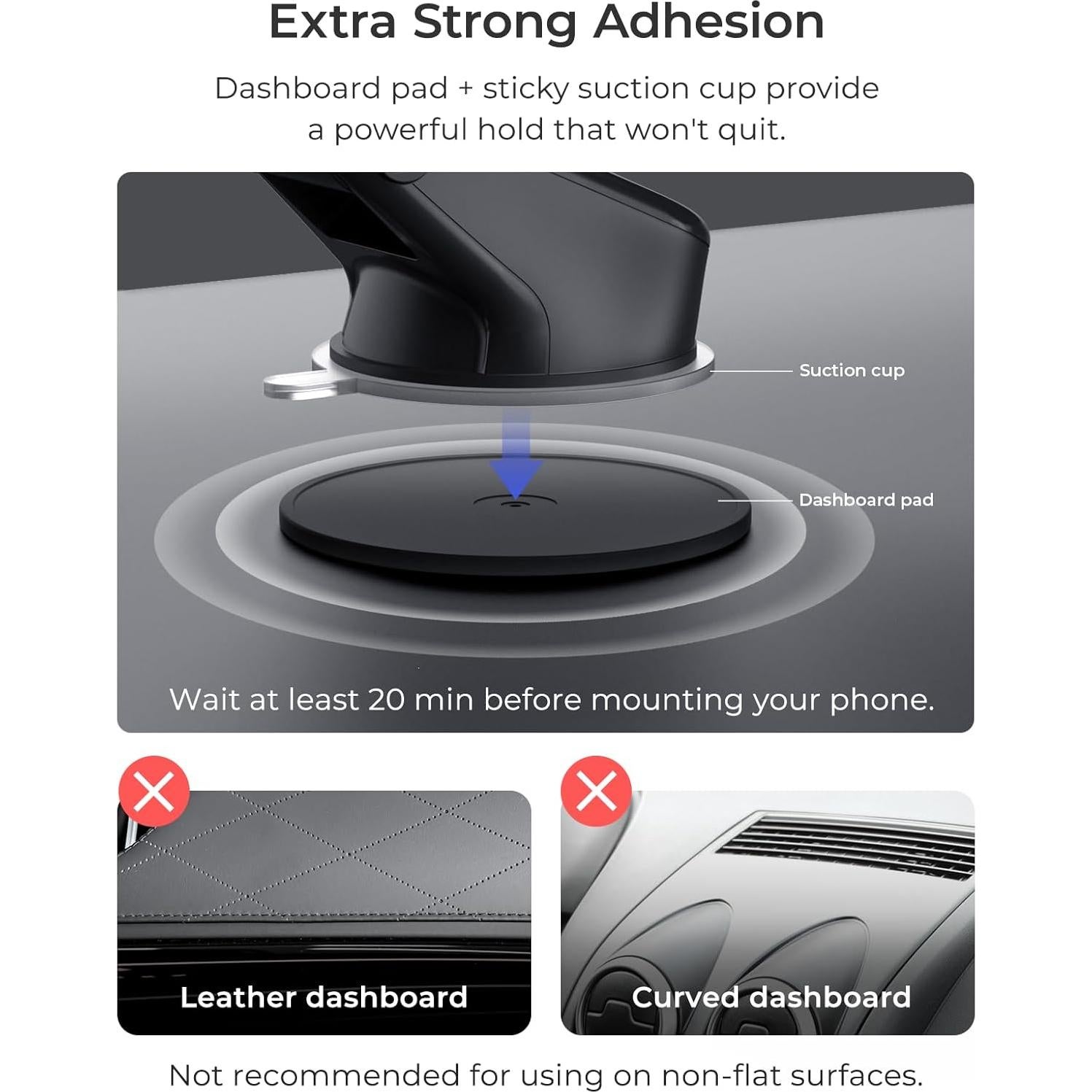 Cargador Inalámbrico para Auto iOttie Auto Sense 2 Fold Qi