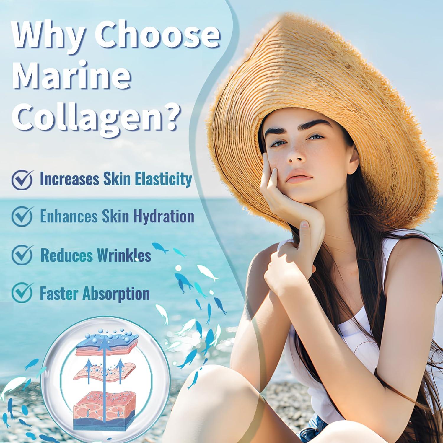 Colágeno Marino Zammex 320g - Pétidos Sin Sabor para Piel y Articulaciones