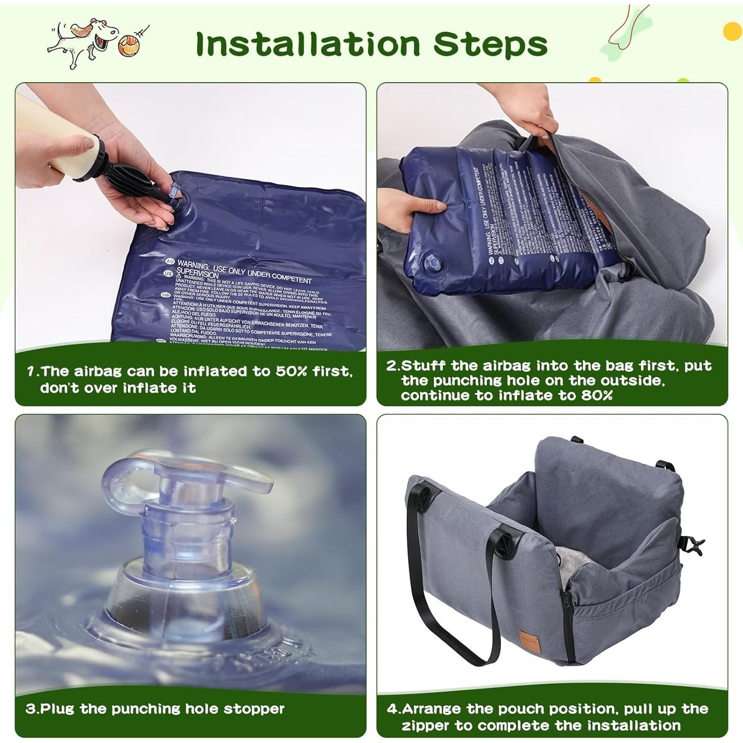 Asiento Elevador para Perros VVICOGARD 49x41cm hasta 15kg